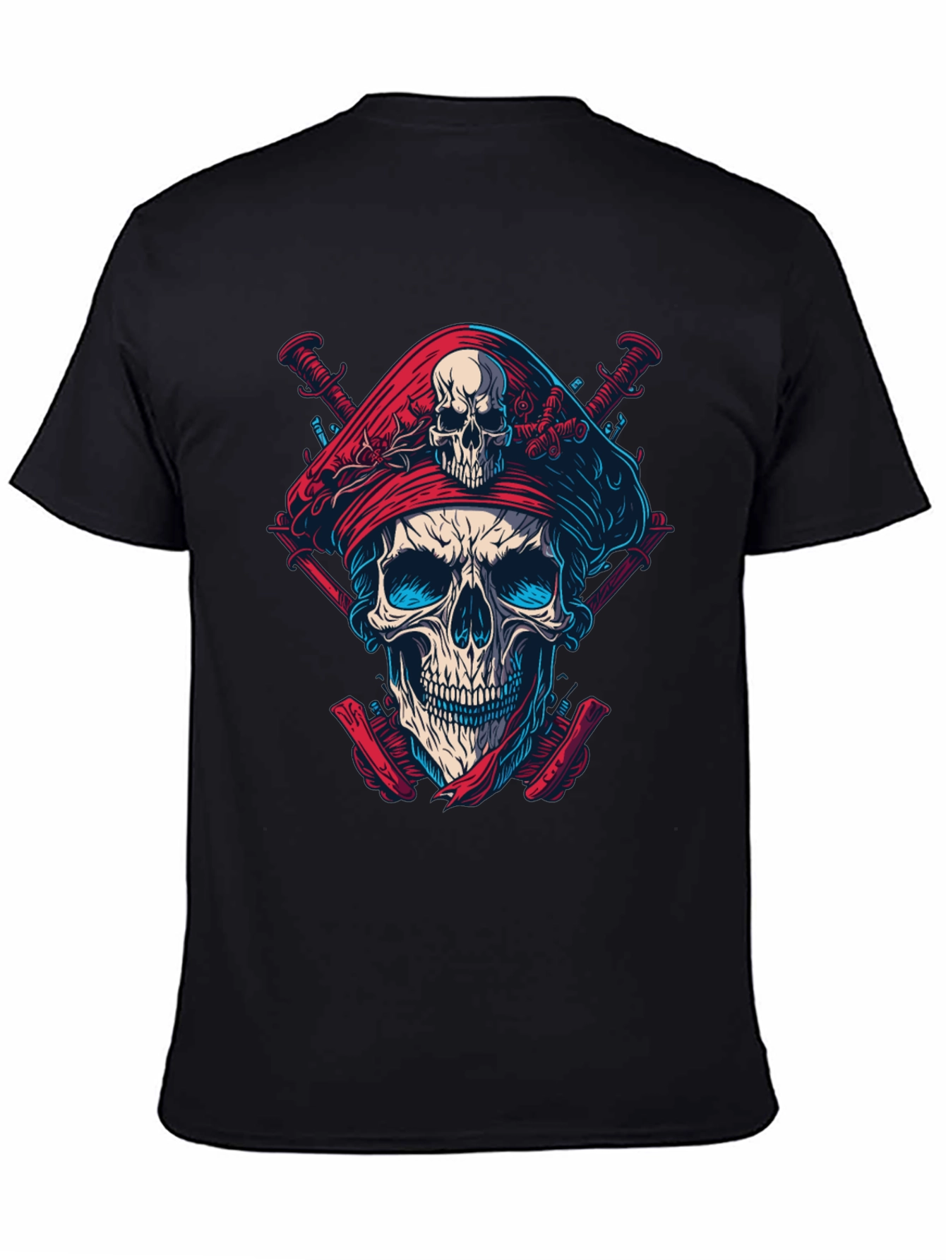 Skull Pirate T-Shirt - Bold Graphic Tee