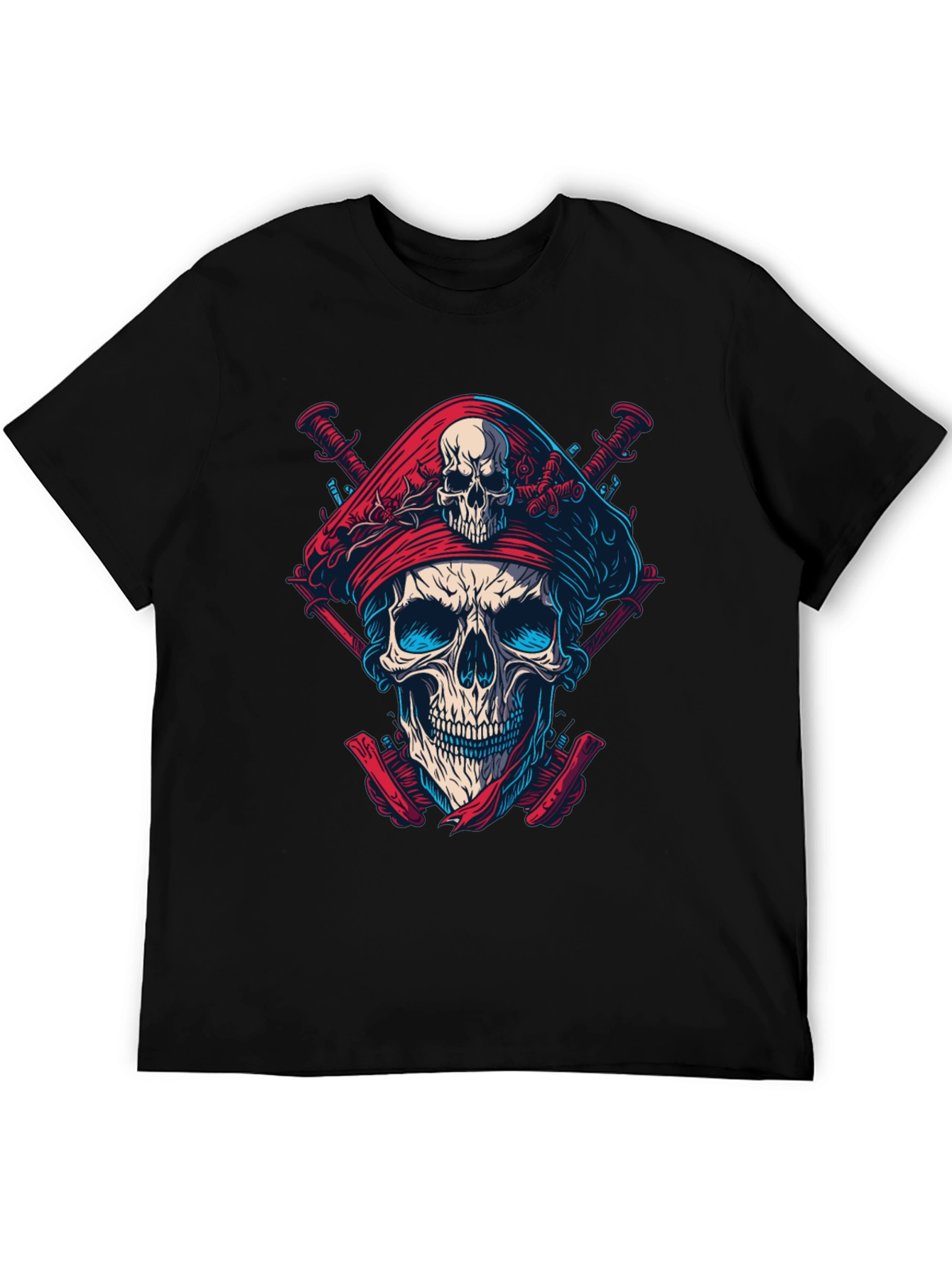 Skull Pirate T-Shirt - Bold Graphic Tee