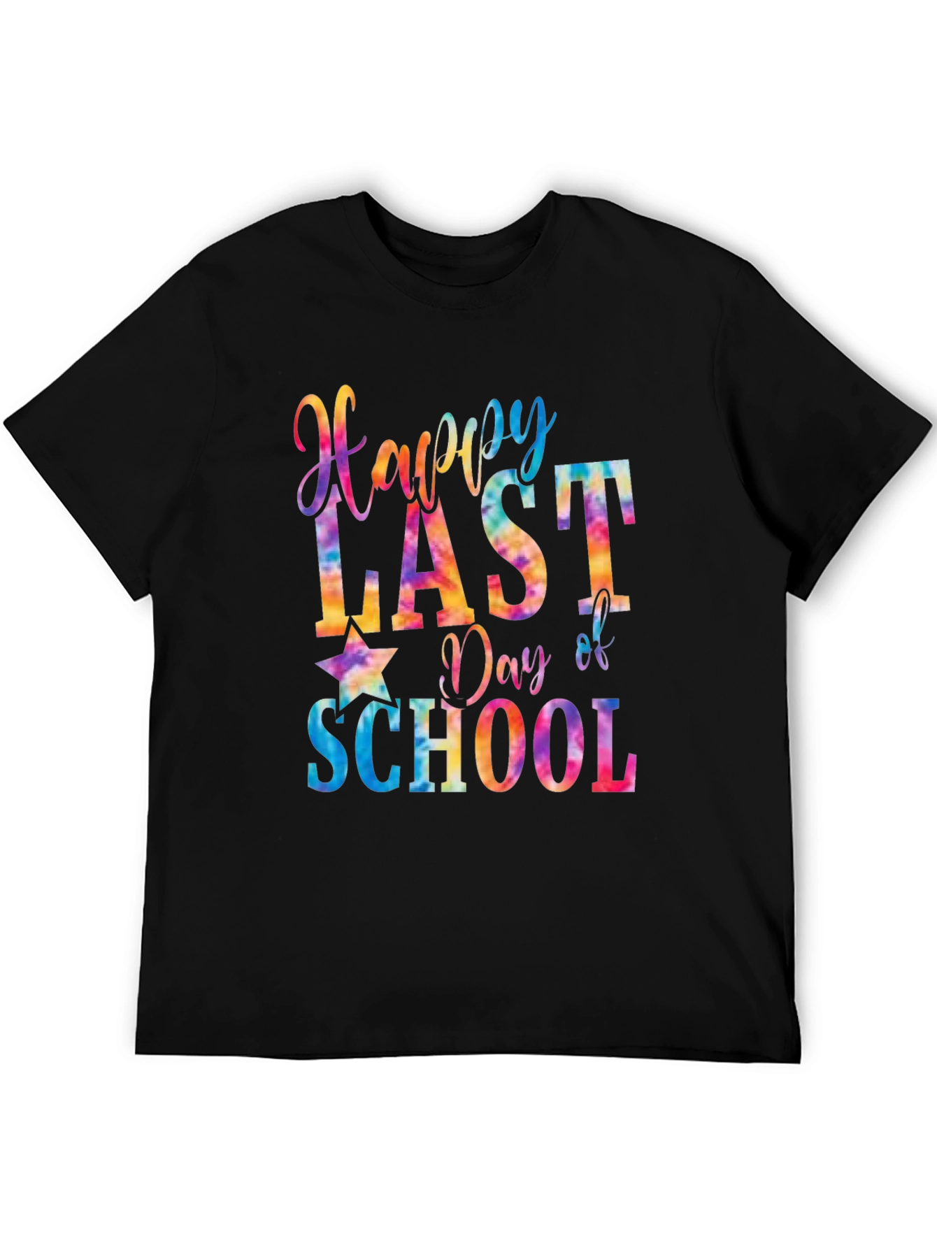 Happy Last Day of School Tie Dye T-Shirt