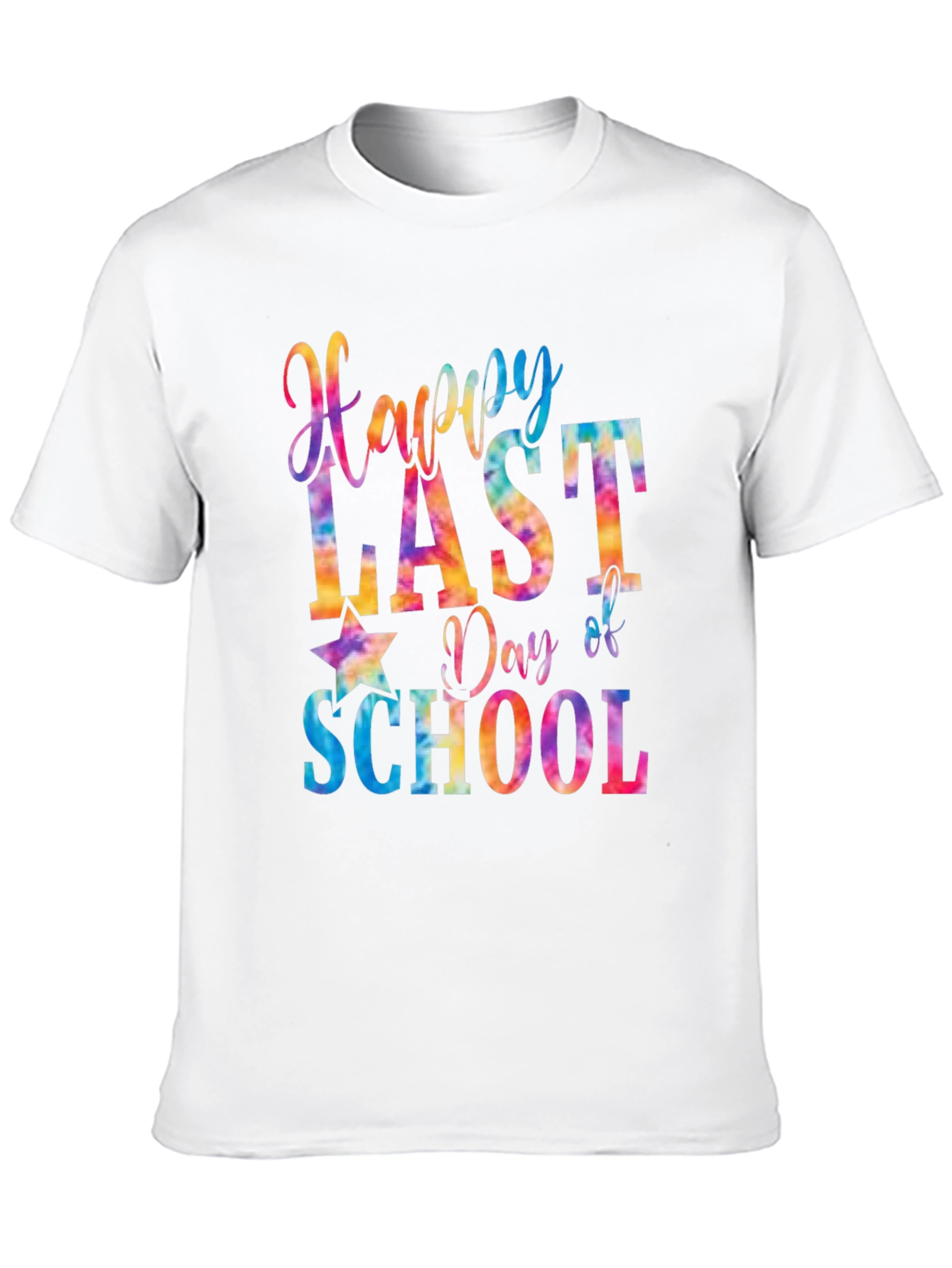 Happy Last Day of School Tie Dye T-Shirt