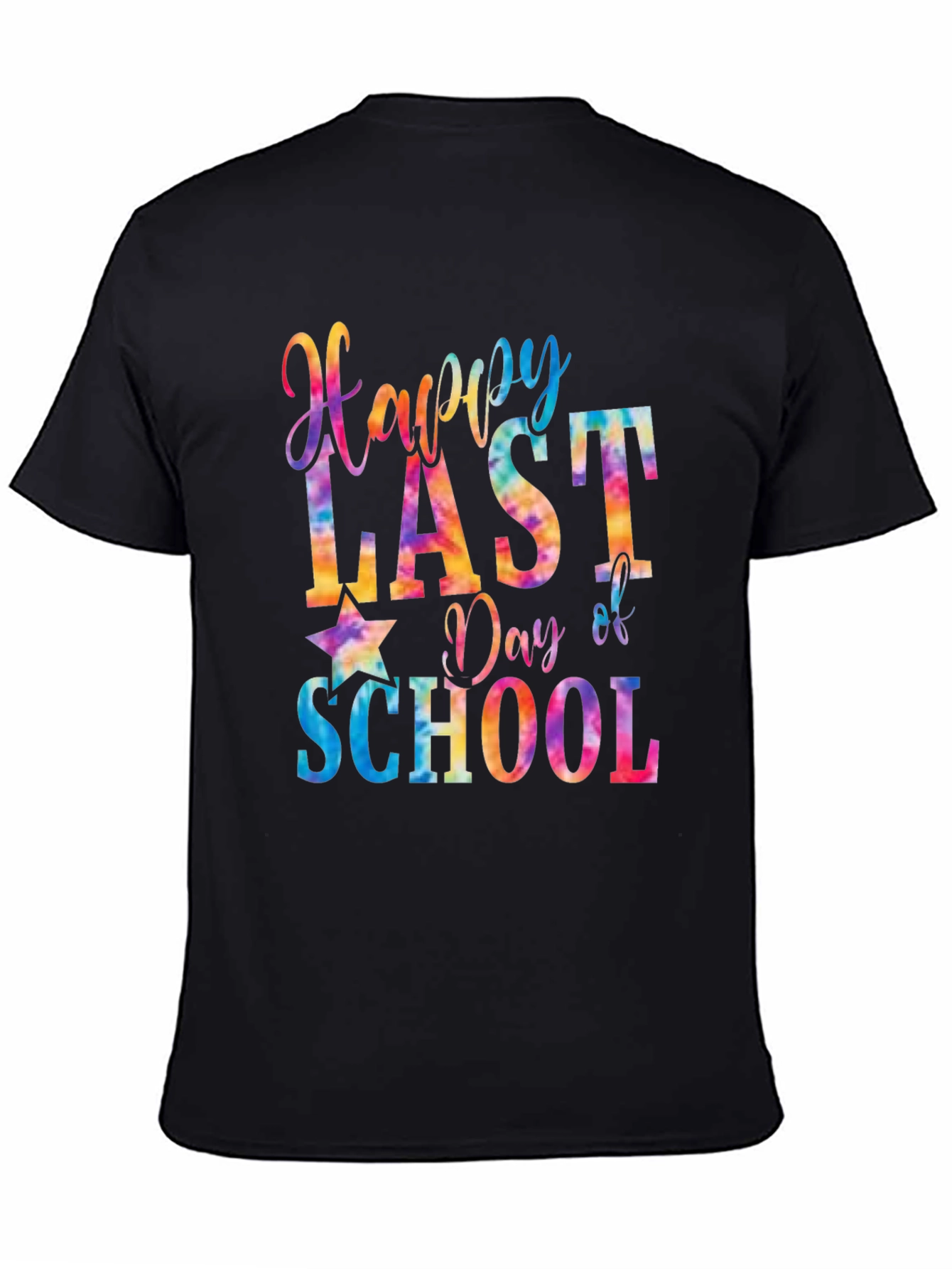 Happy Last Day of School Tie Dye T-Shirt