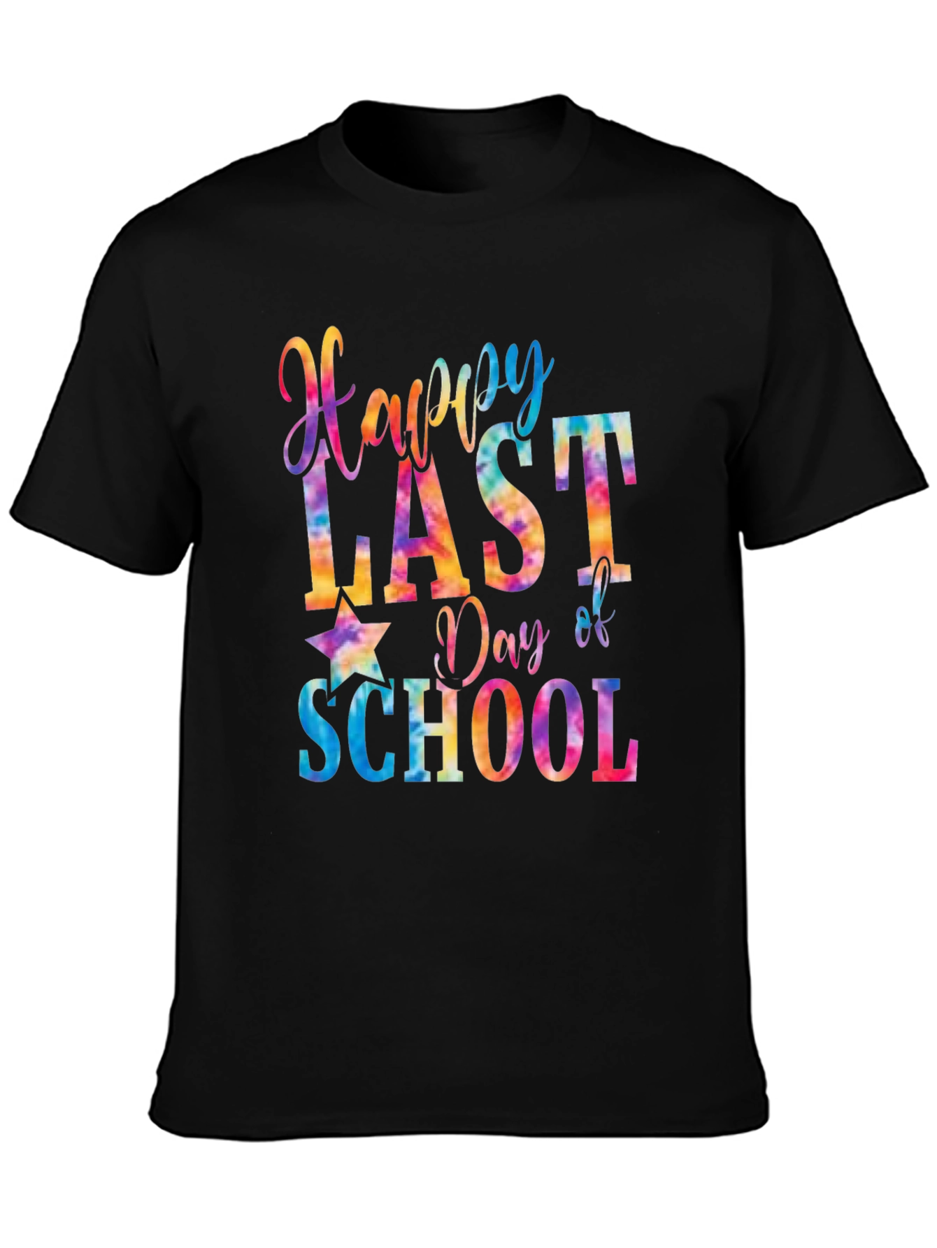 Happy Last Day of School Tie Dye T-Shirt
