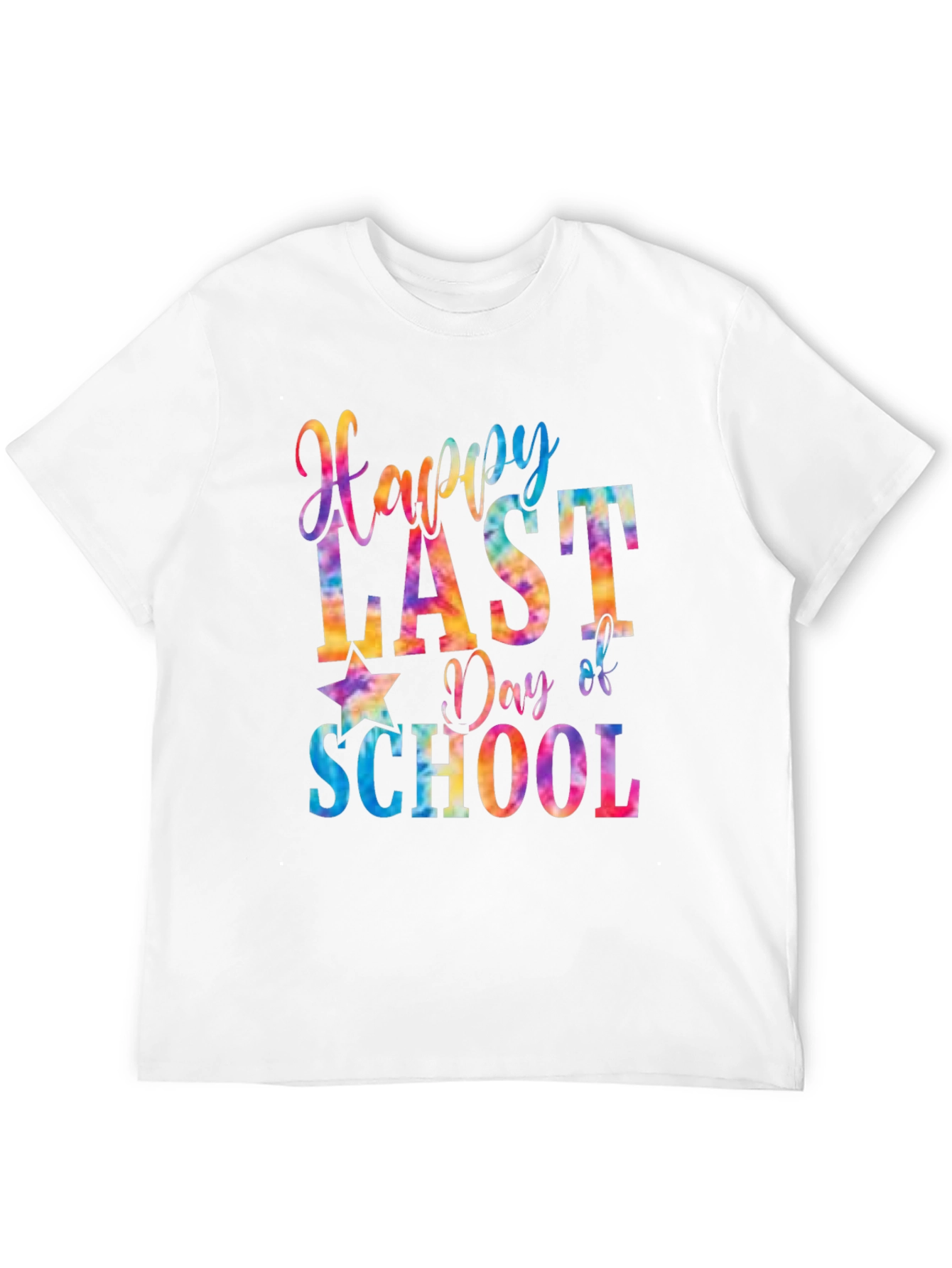 Happy Last Day of School Tie Dye T-Shirt