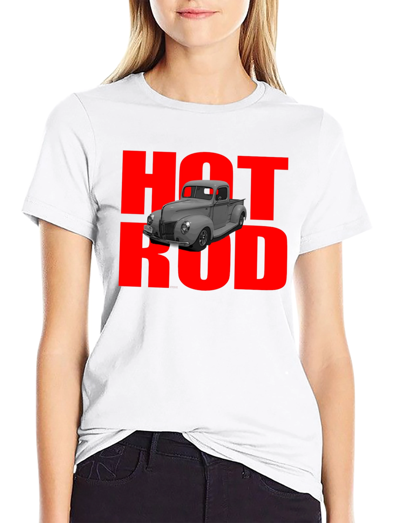 Hot Rod Truck Graphic T-Shirt - Classic Car Tee