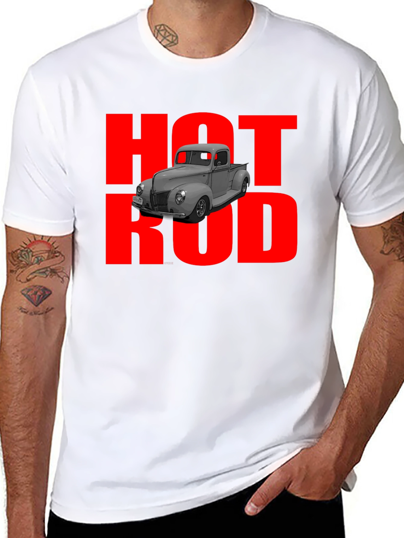 Hot Rod Truck Graphic T-Shirt - Classic Car Tee