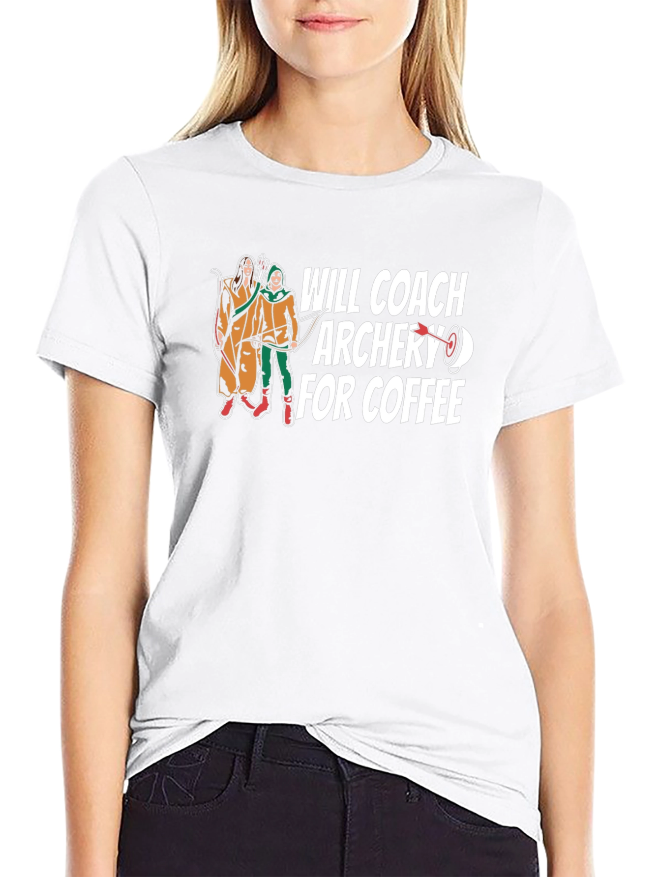 Archery Coach Coffee T-Shirt