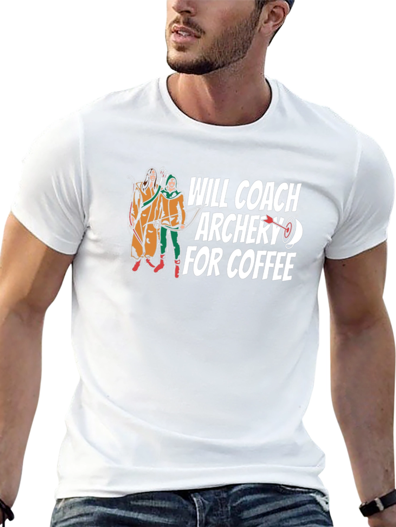 Archery Coach Coffee T-Shirt