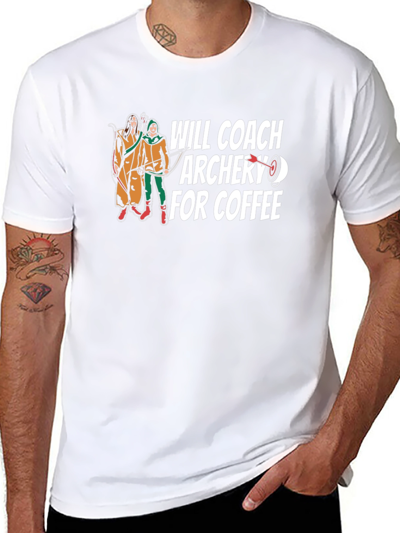 Archery Coach Coffee T-Shirt