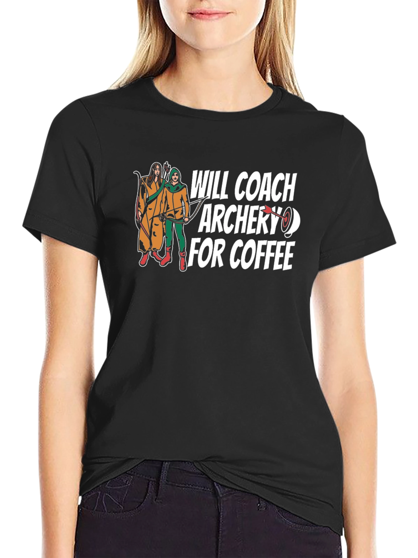 Archery Coach Coffee T-Shirt