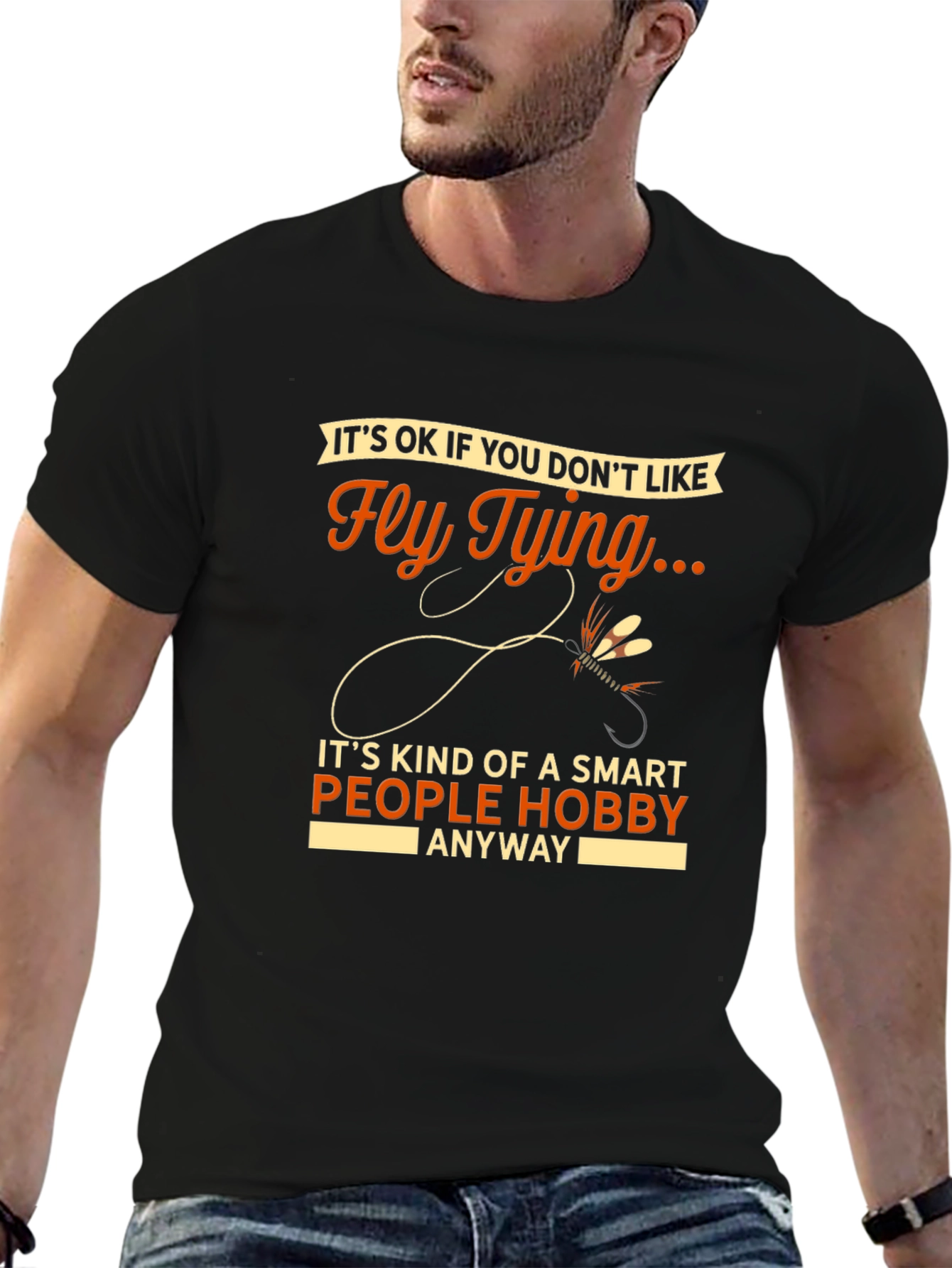 Fly Tying Hobby T-Shirt - Smart People Gift