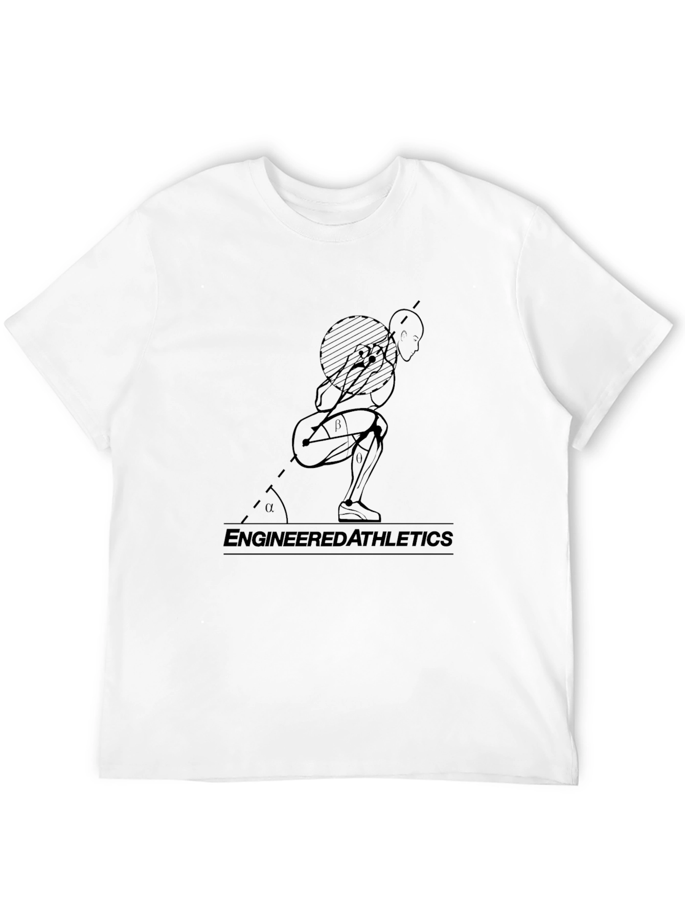 Engineered Athletics Black Graphic Tee