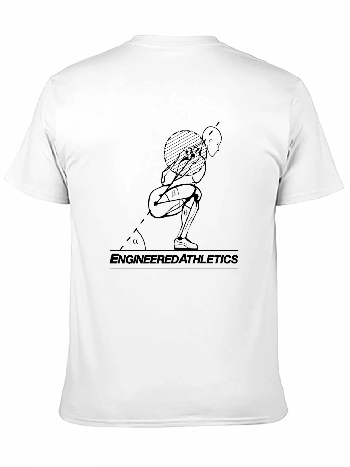 Engineered Athletics Black Graphic Tee