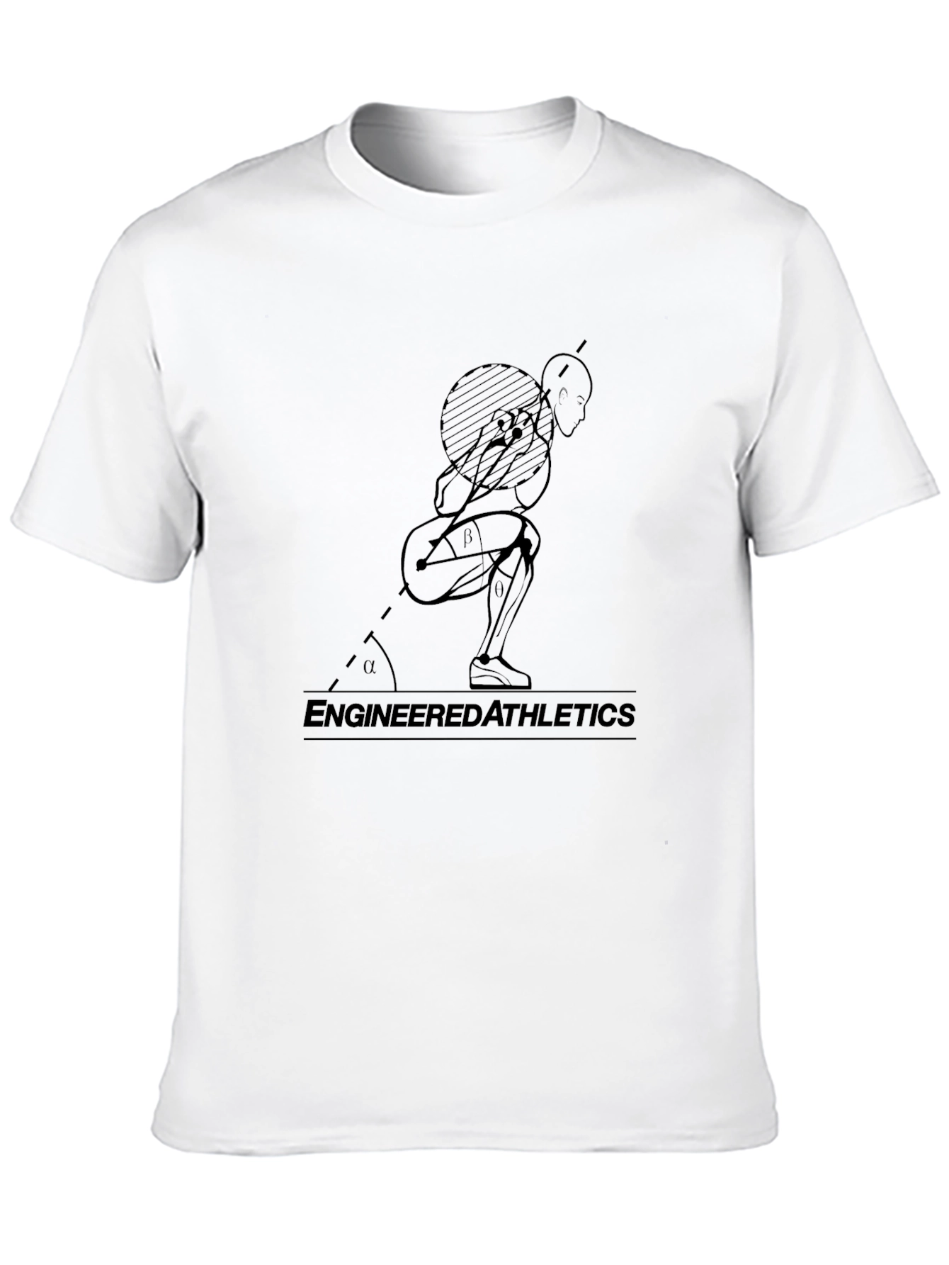 Engineered Athletics Black Graphic Tee