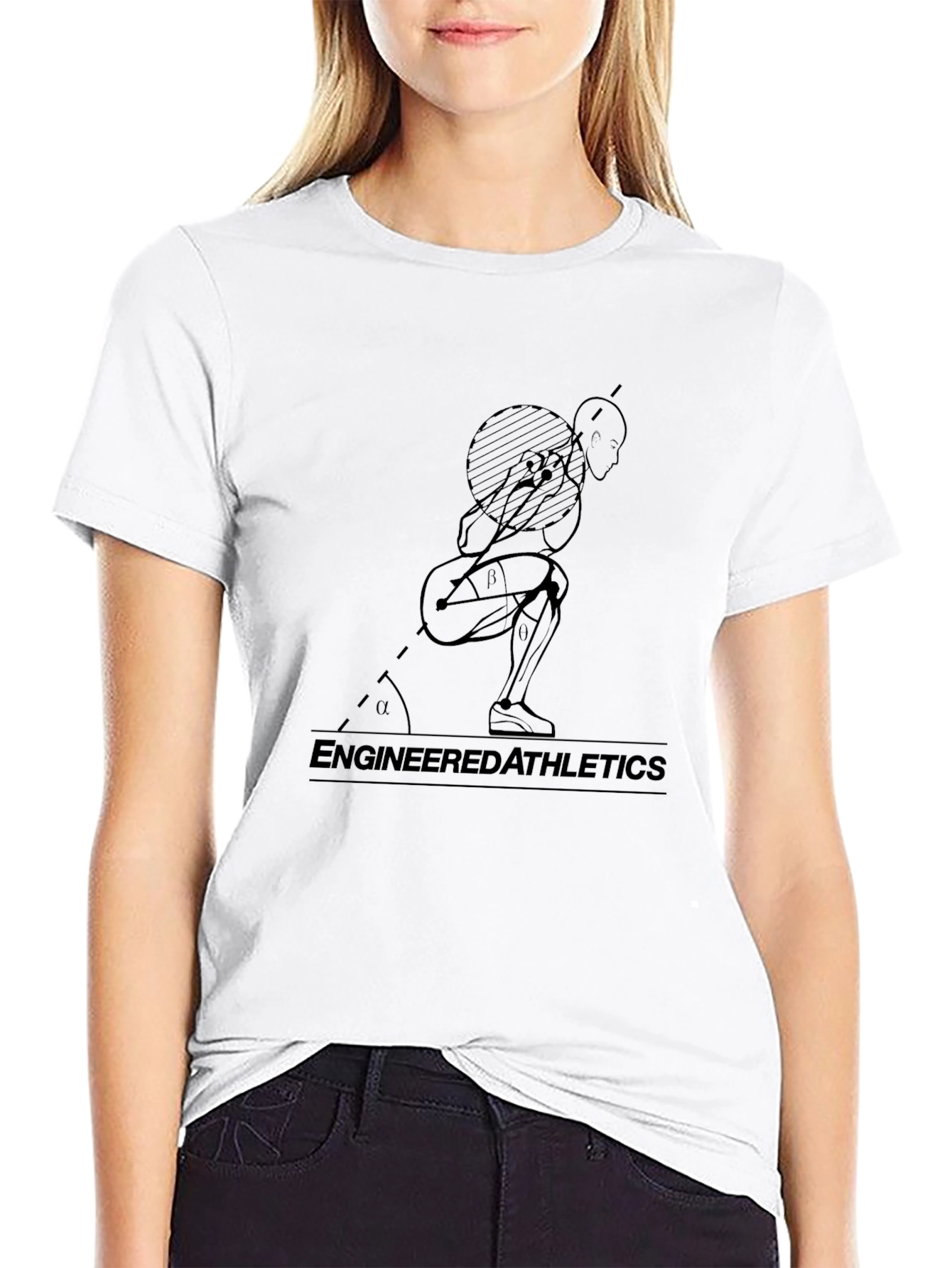 Engineered Athletics Black Graphic Tee