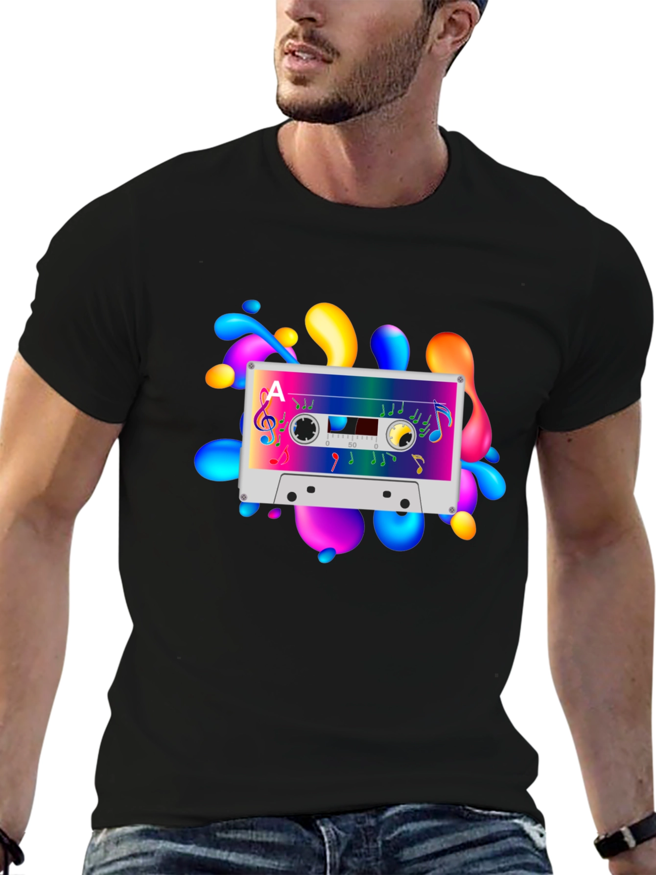 Retro Cassette Music T-Shirt