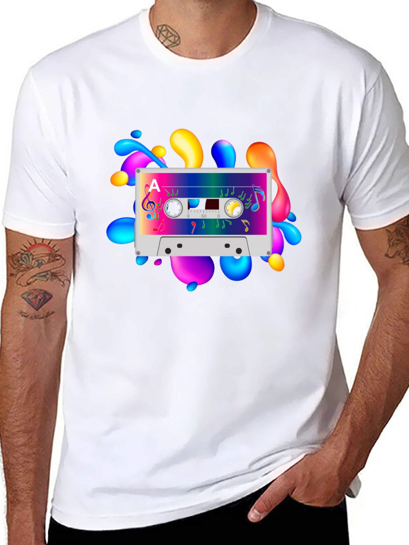 Retro Cassette Music T-Shirt