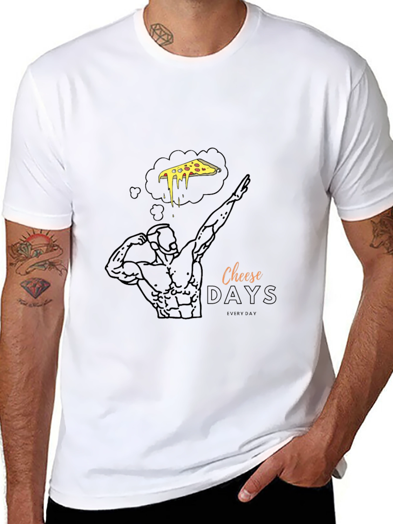 Cheese Days Everyday Graphic Tee