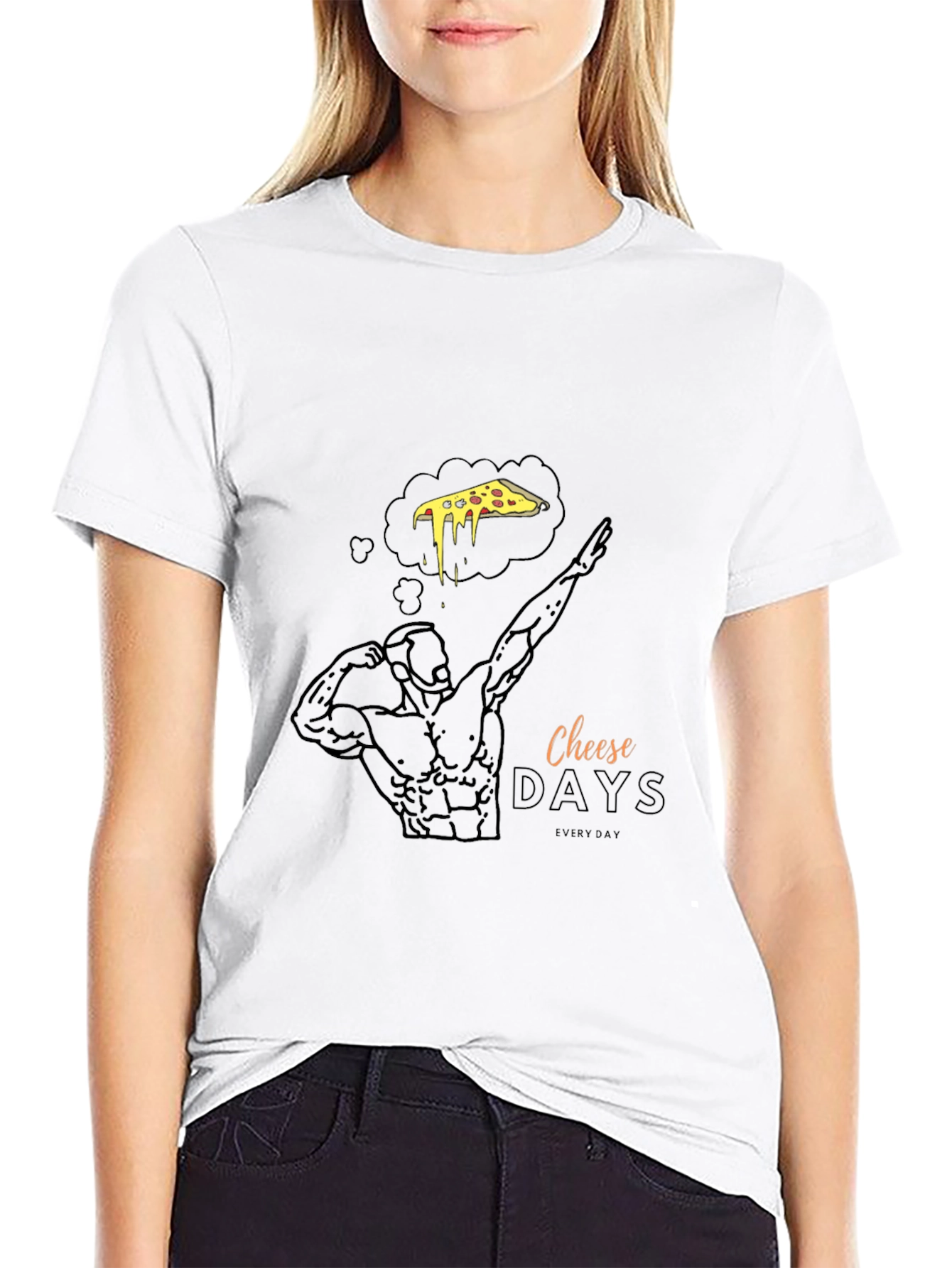 Cheese Days Everyday Graphic Tee