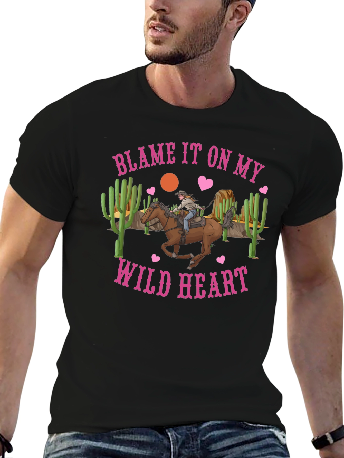 Blame It On My Wild Heart Graphic Tee