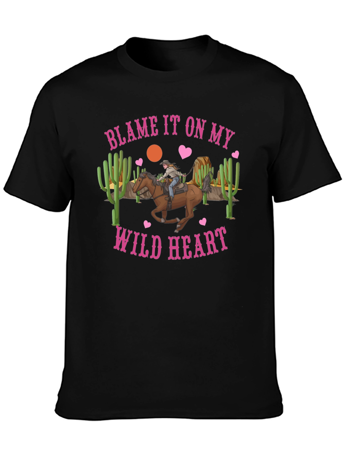 Blame It On My Wild Heart Graphic Tee