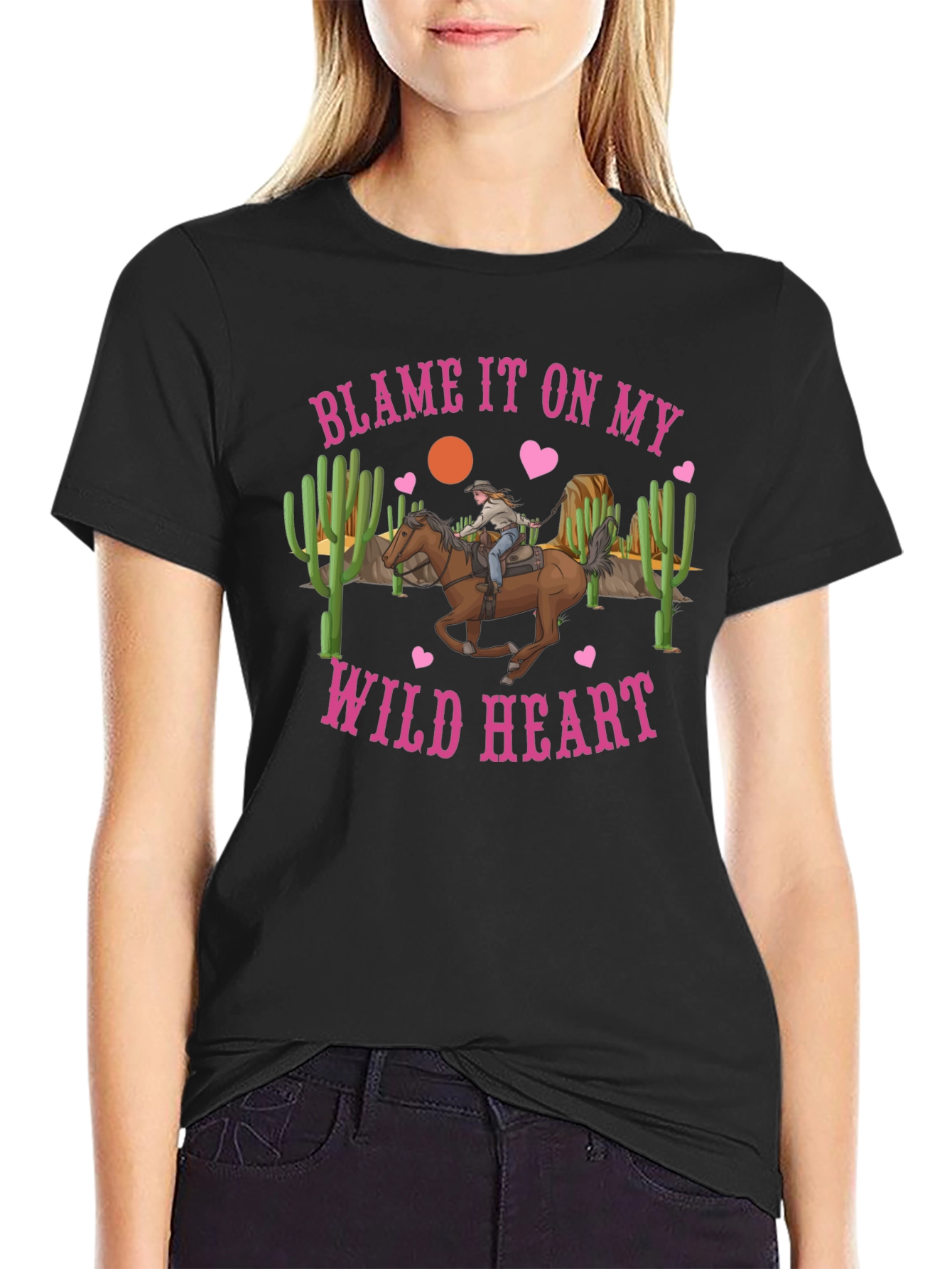 Blame It On My Wild Heart Graphic Tee