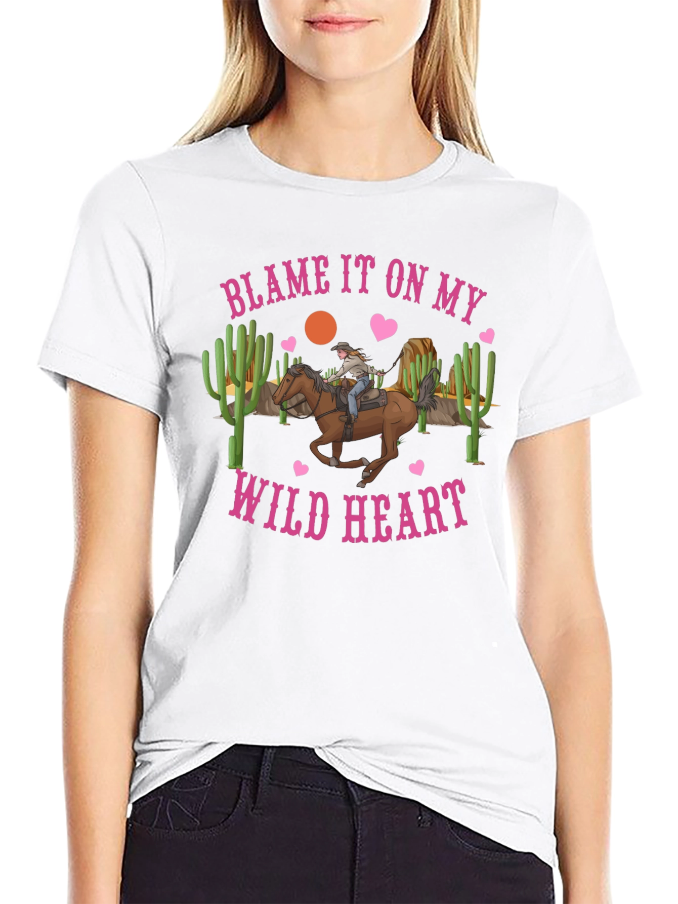 Blame It On My Wild Heart Graphic Tee