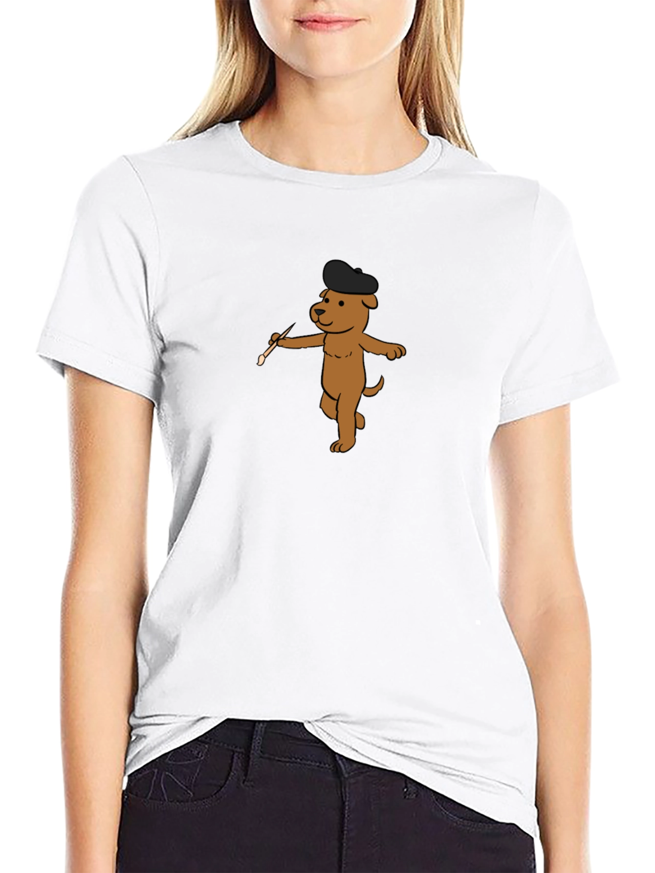 Dog Artist T-Shirt: Fun & Unique Design