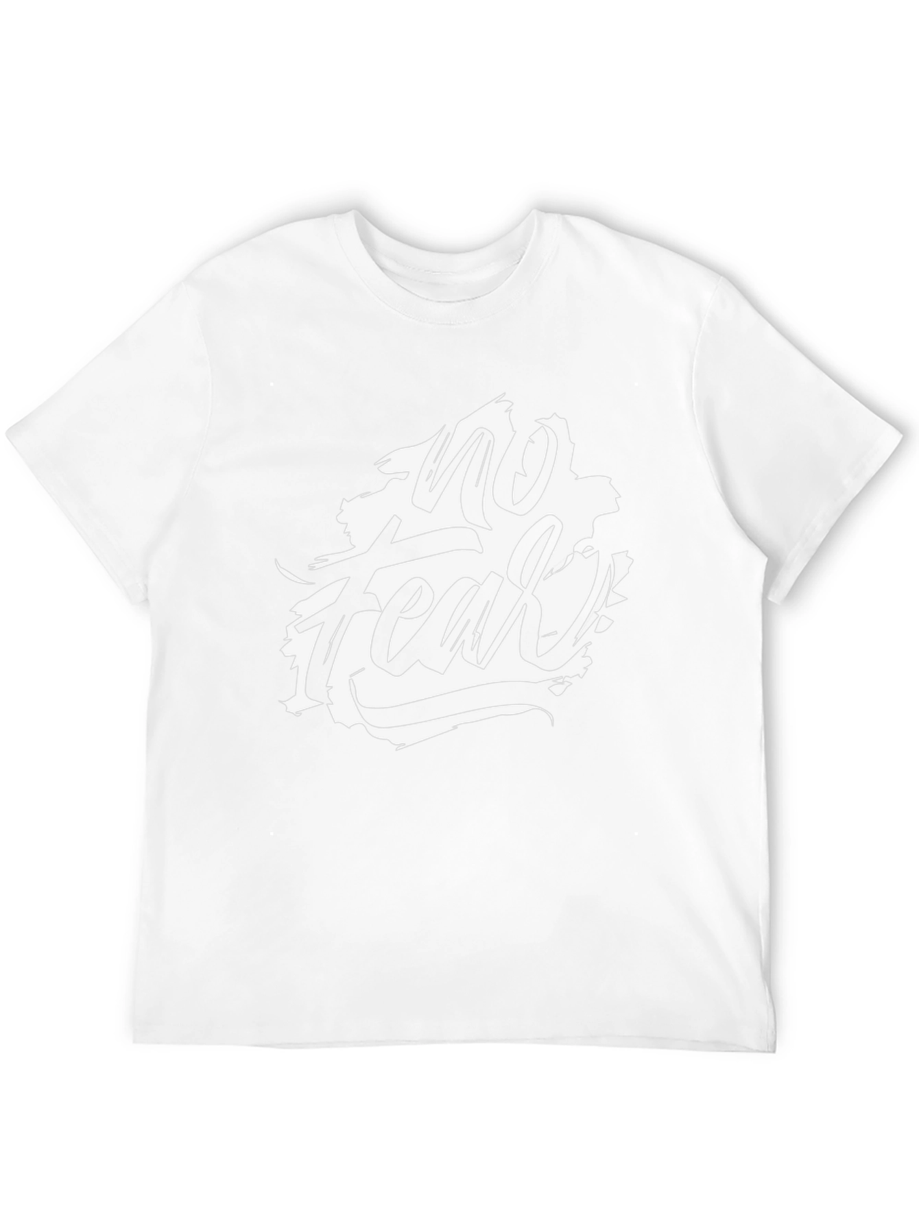 No Fear Graphic Print Black T-Shirt