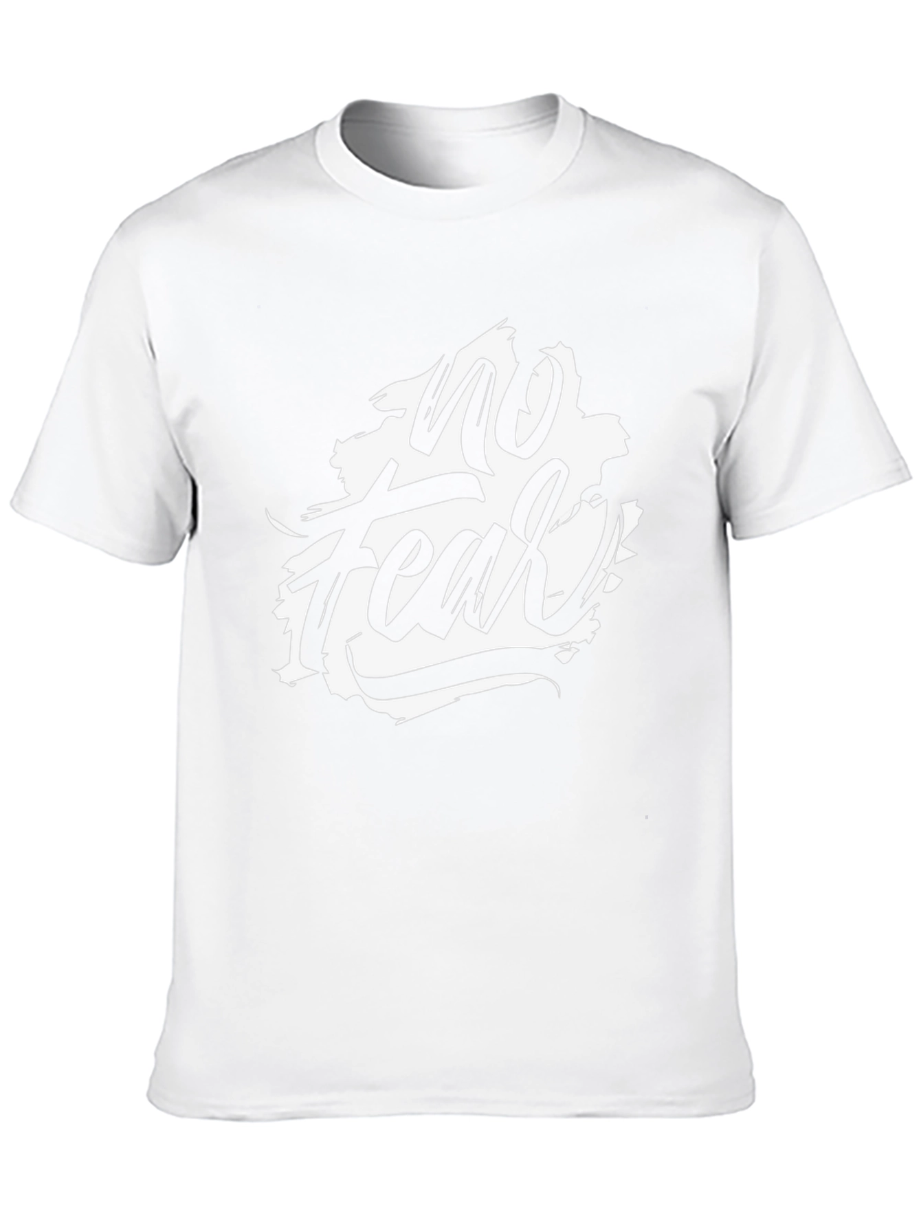 No Fear Graphic Print Black T-Shirt