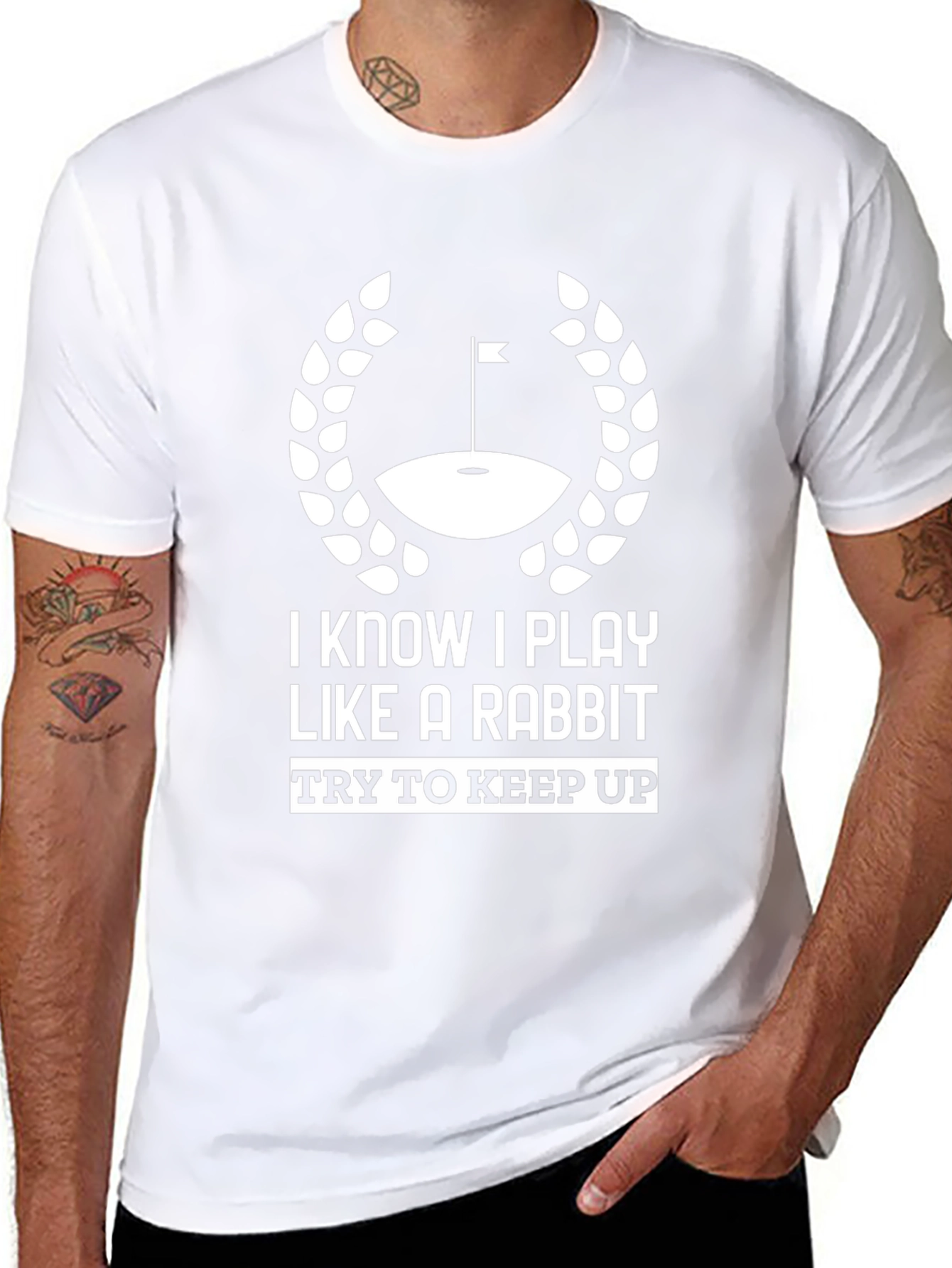 Golf Rabbit T-Shirt - Funny Golfing Tee