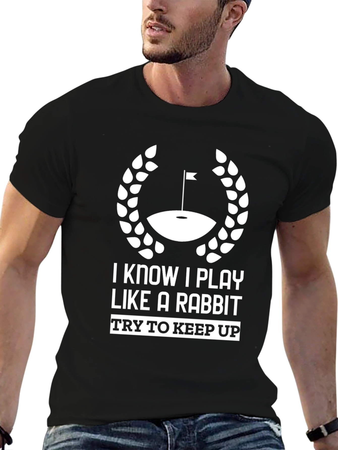 Golf Rabbit T-Shirt - Funny Golfing Tee