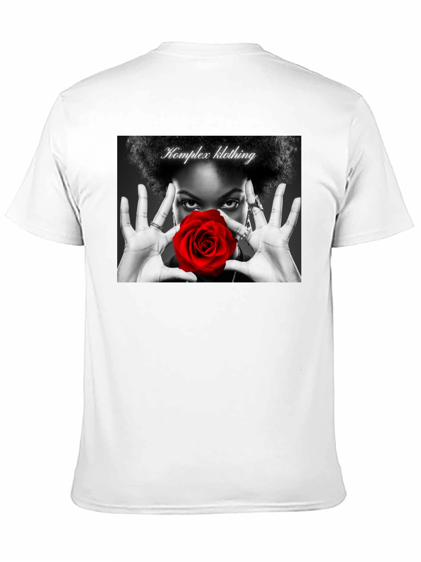 Komplex Klothing Rose Graphic Tee - Black