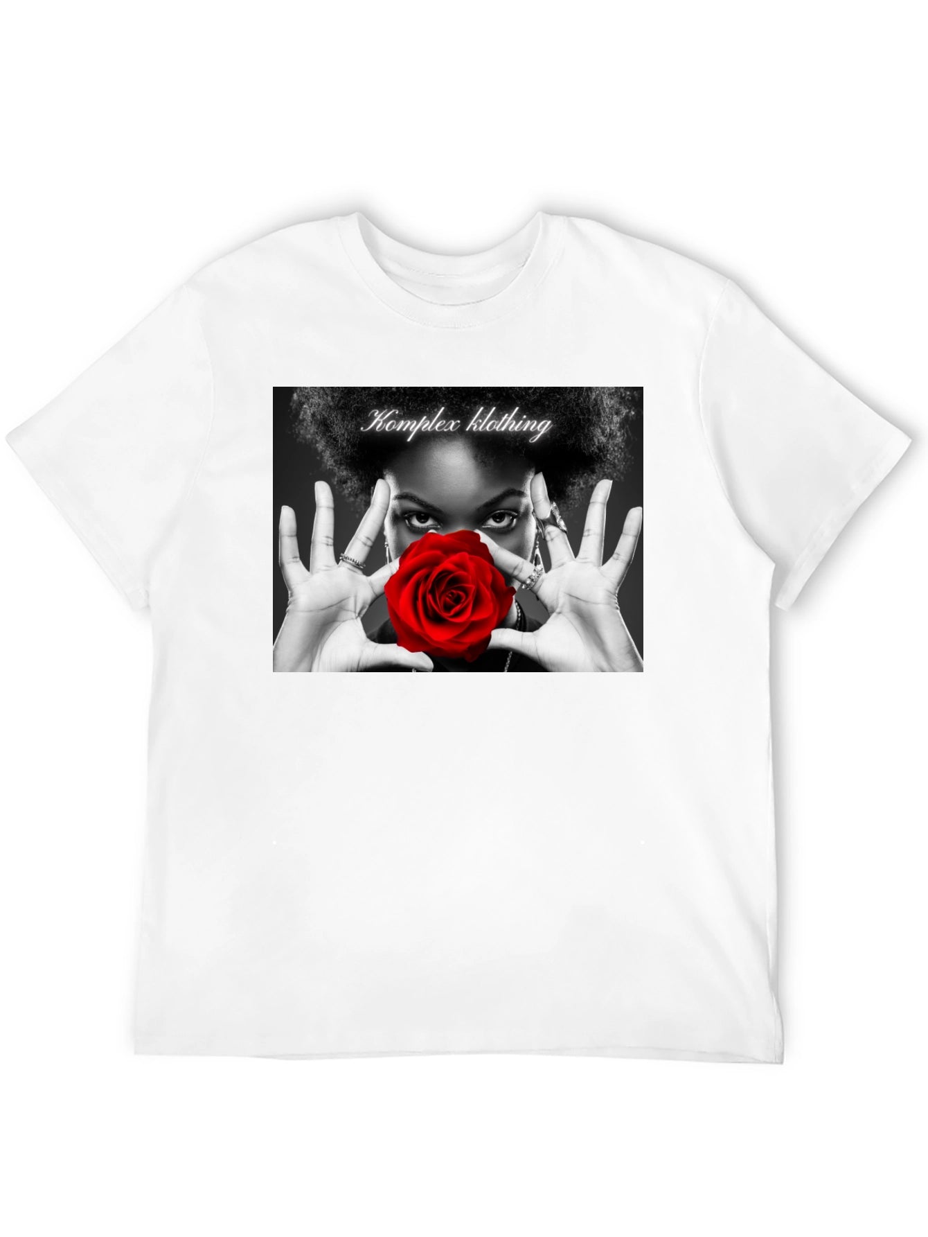 Komplex Klothing Rose Graphic Tee - Black
