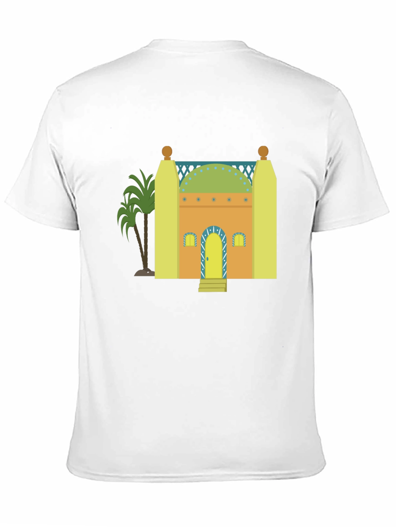 Mosque Graphic T-Shirt - Black Cotton Tee