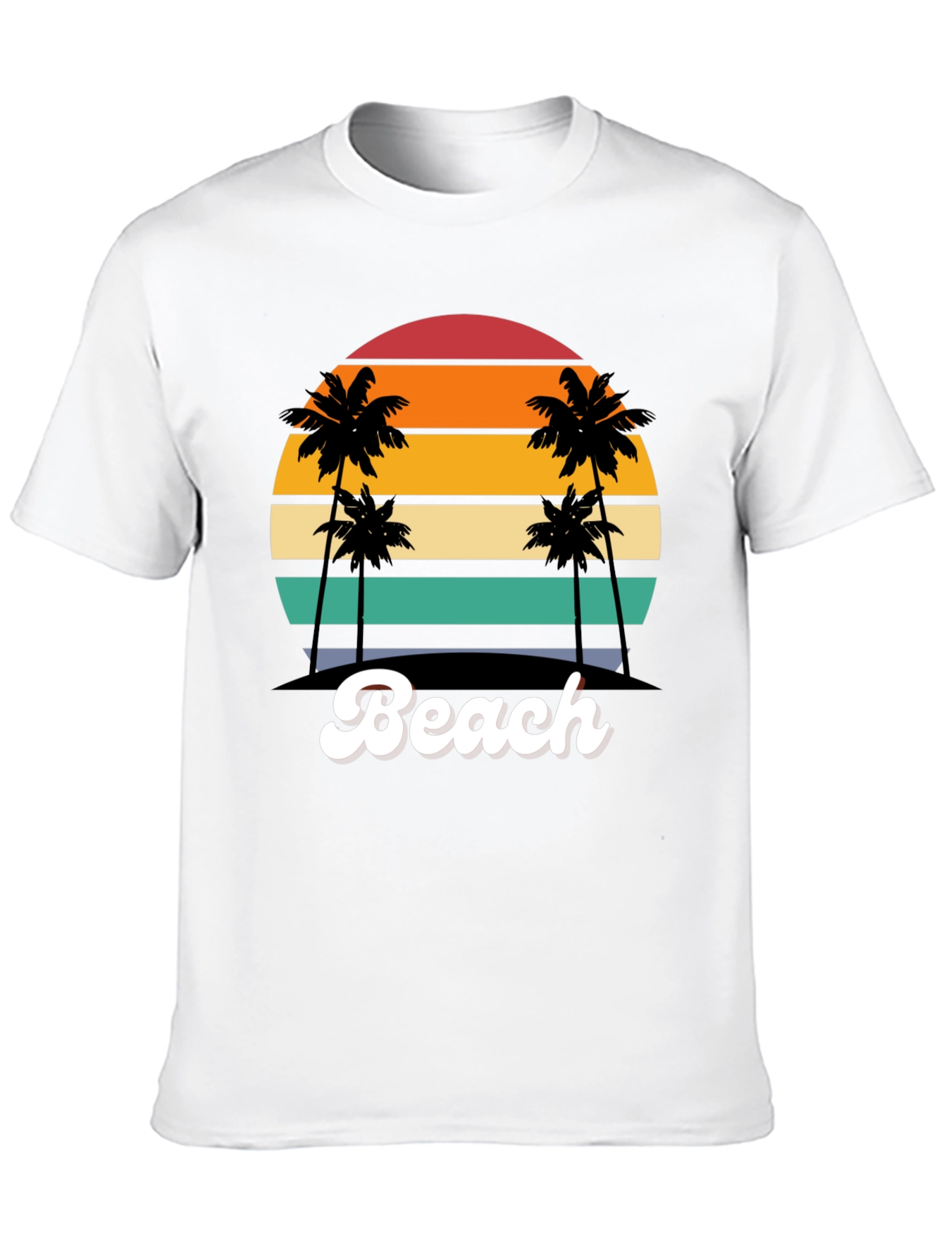 Retro Beach Sunset T-Shirt