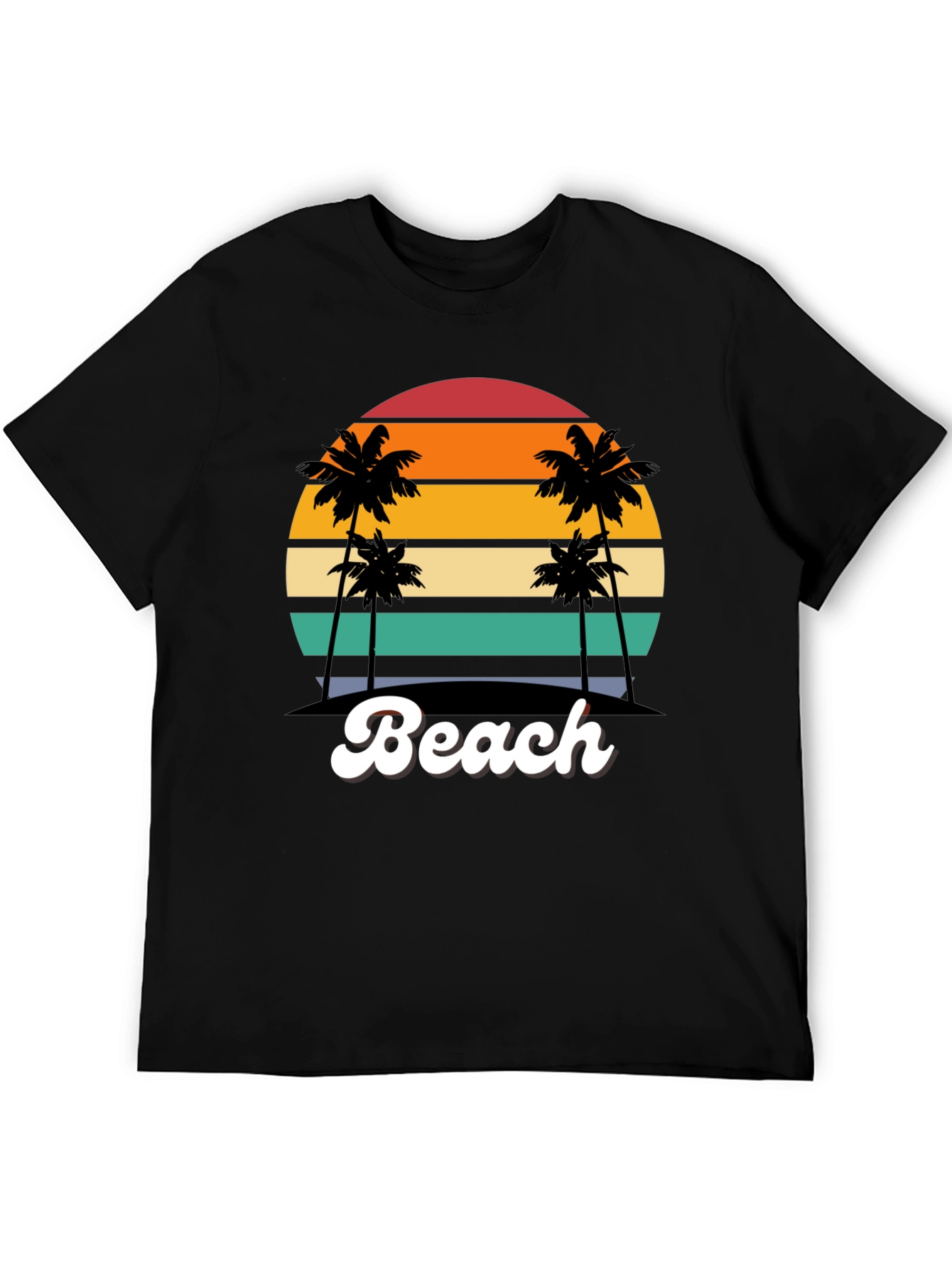 Retro Beach Sunset T-Shirt