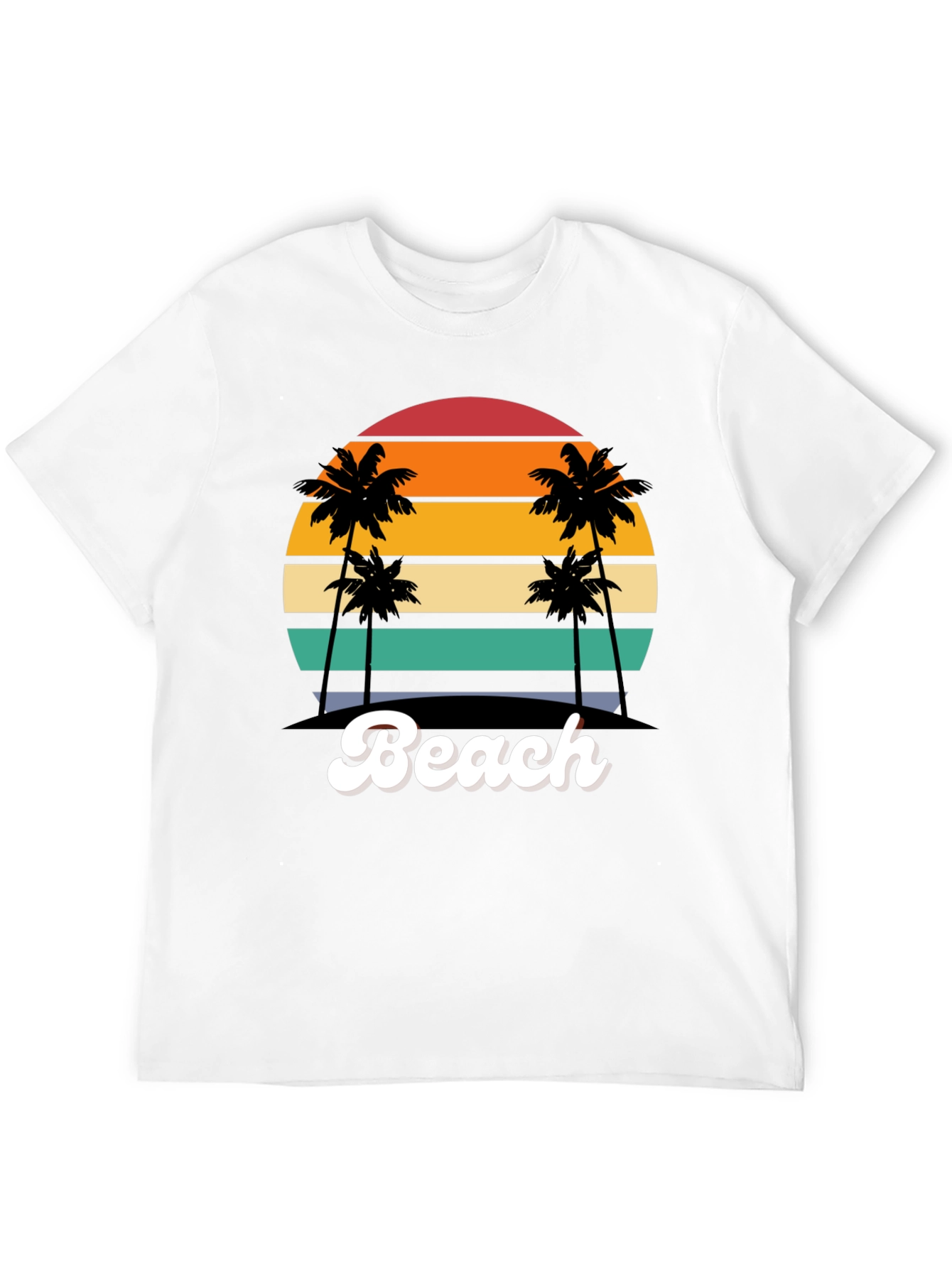 Retro Beach Sunset T-Shirt