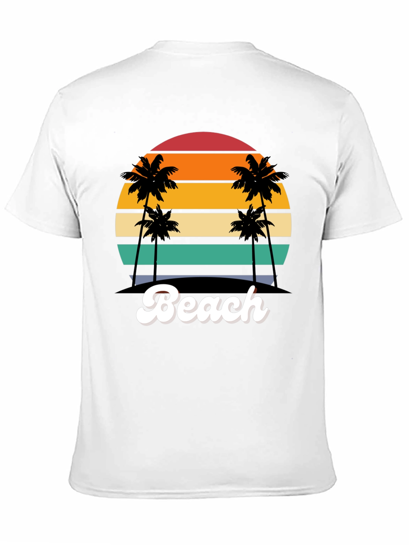 Retro Beach Sunset T-Shirt