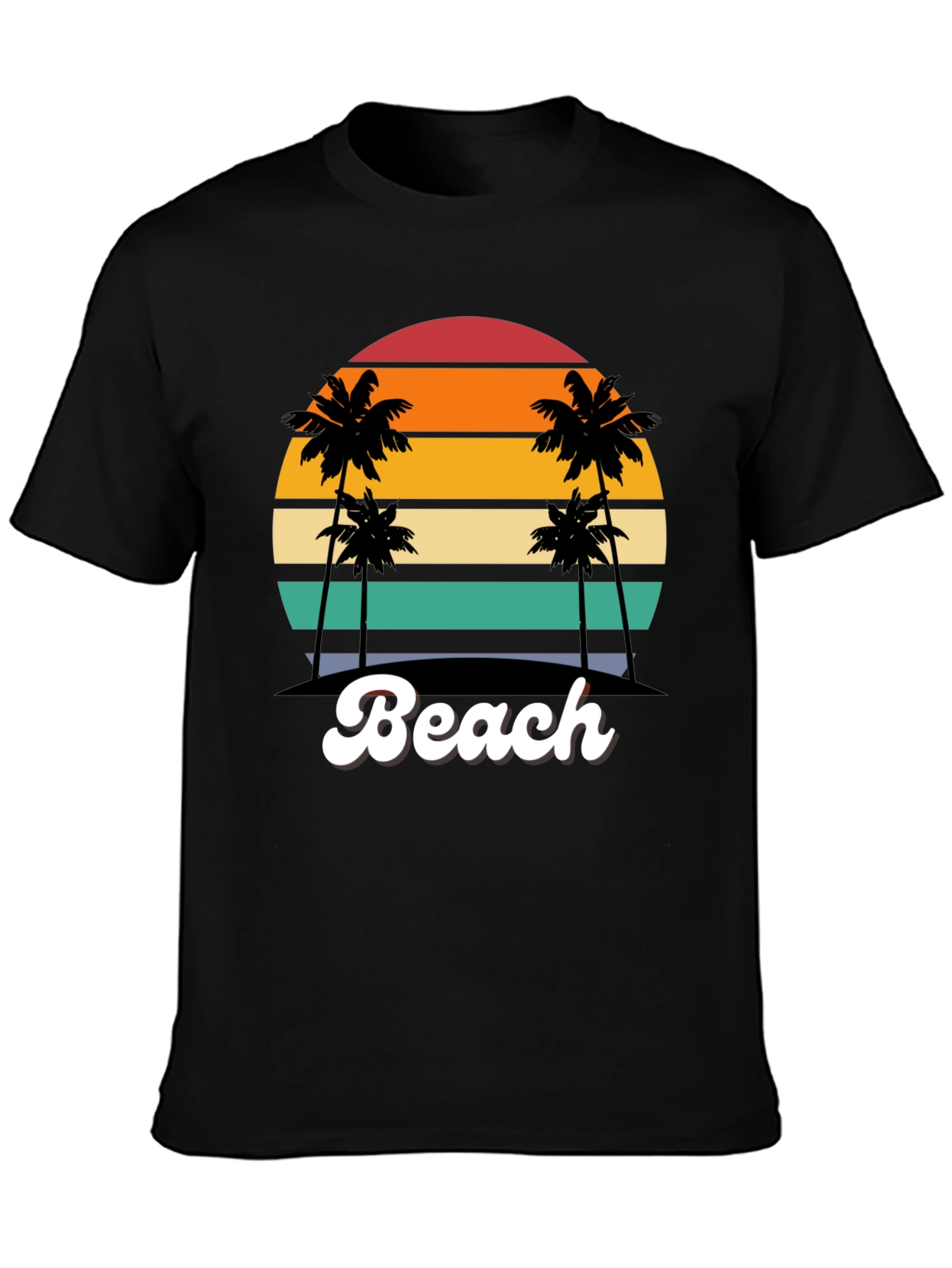 Retro Beach Sunset T-Shirt