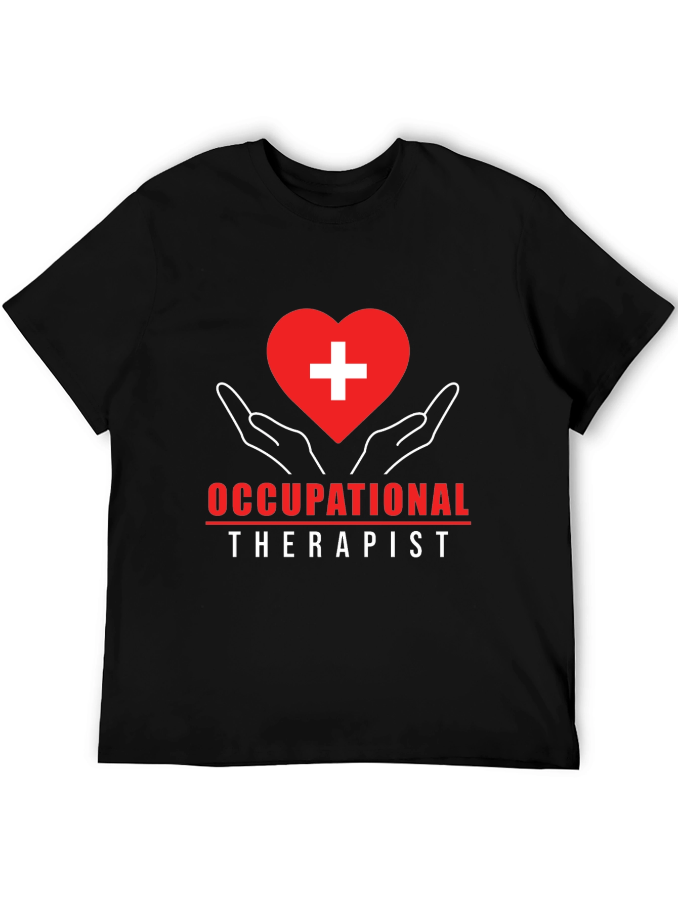 Occupational Therapist Graphic Tee - Heart and Hands