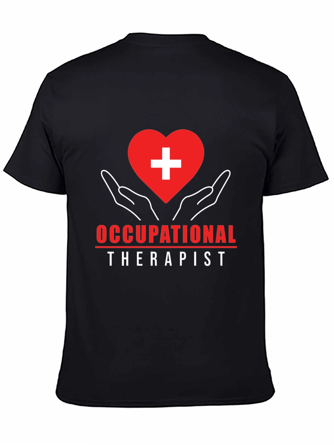 Occupational Therapist Graphic Tee - Heart and Hands