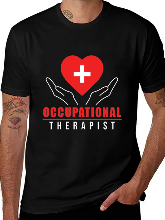Occupational Therapist Graphic Tee - Heart and Hands