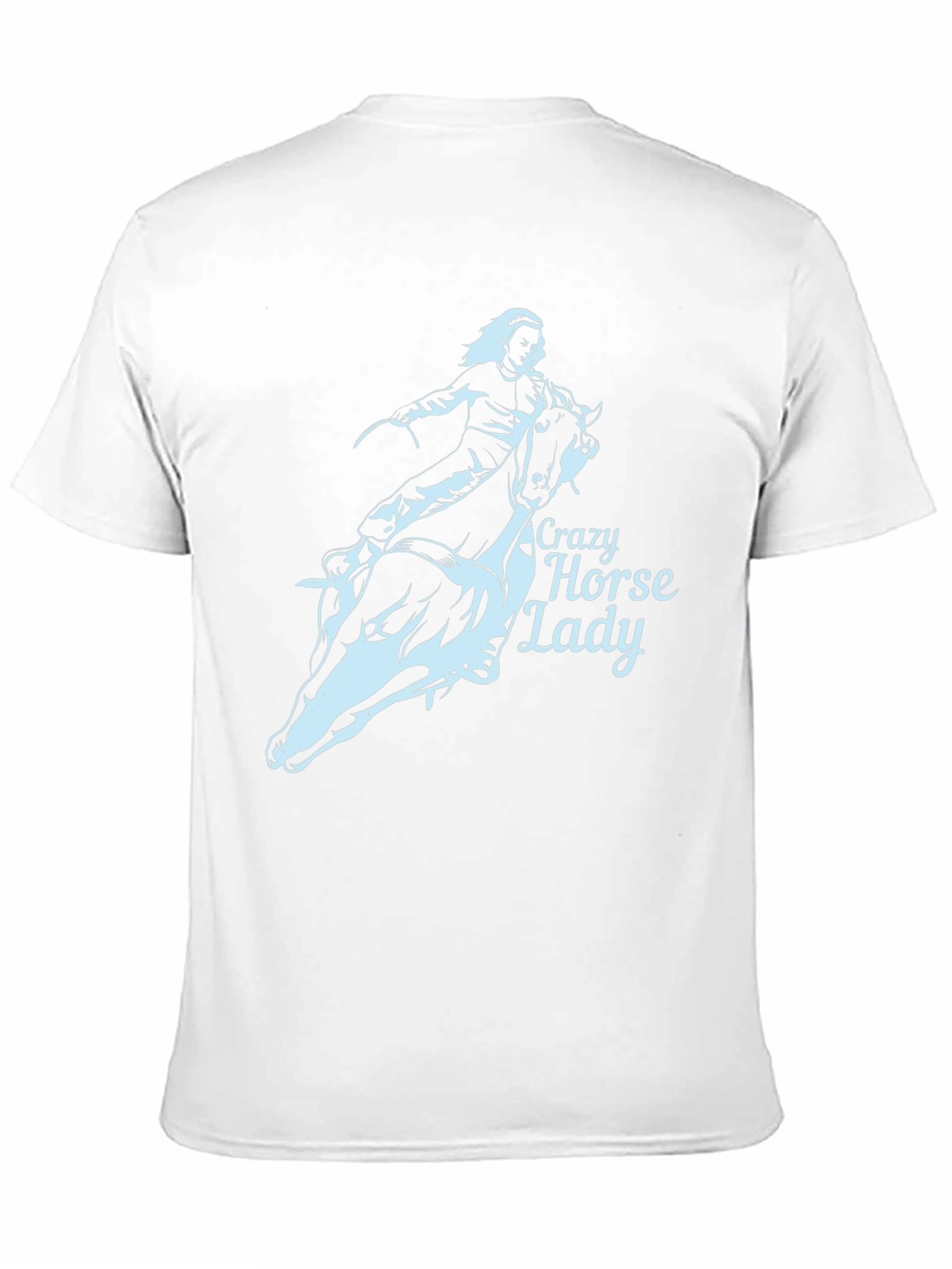 Crazy Horse Lady Black T-Shirt