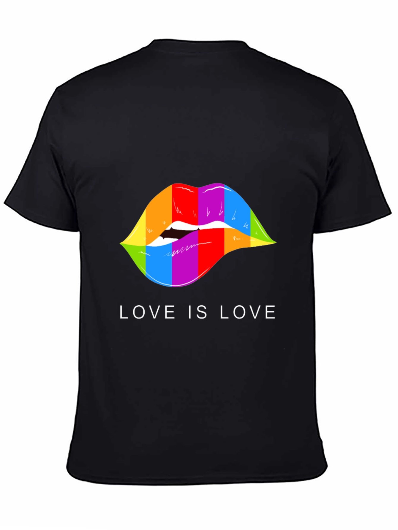 Love is Love Rainbow Lips T-Shirt