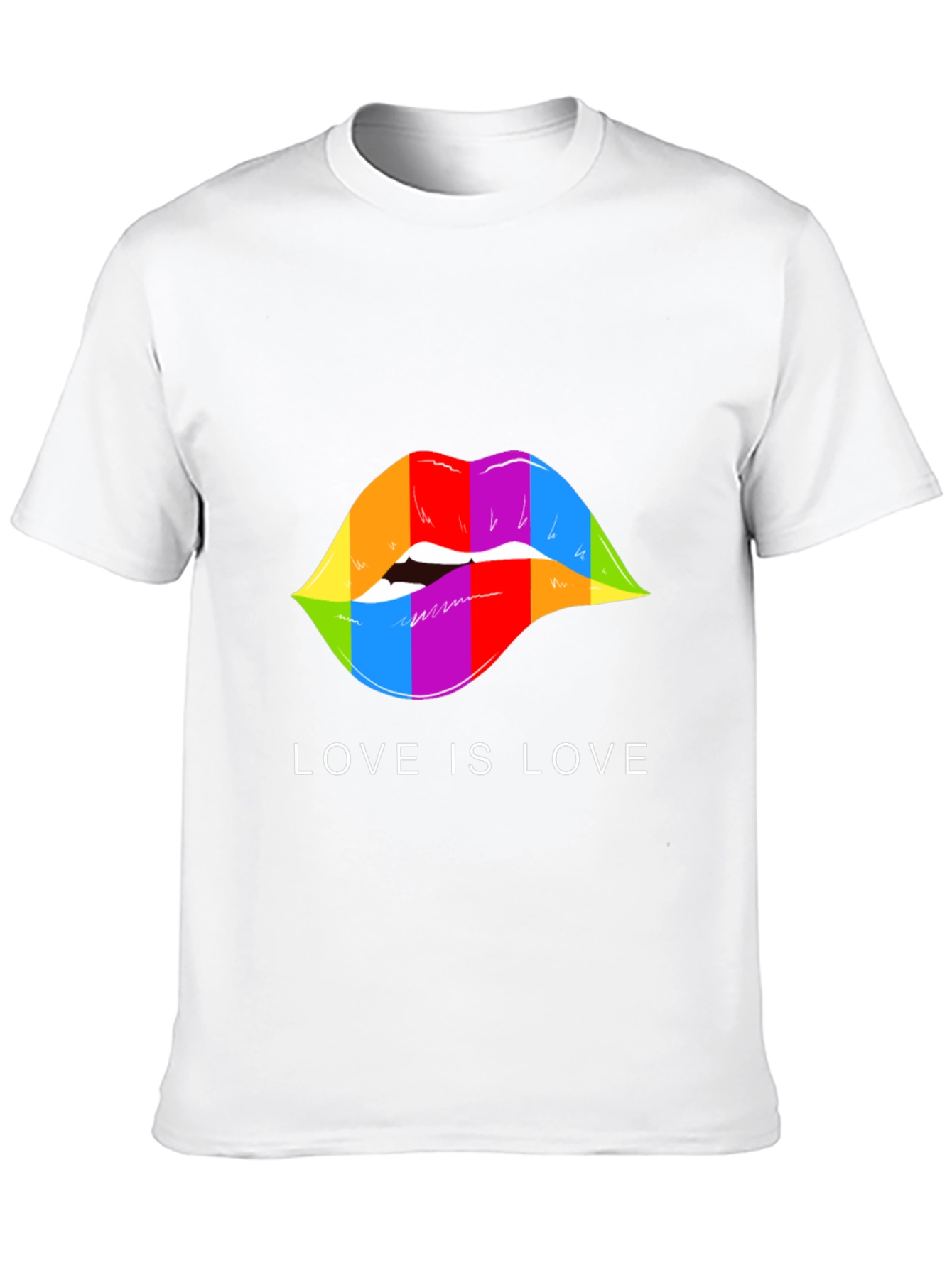 Love is Love Rainbow Lips T-Shirt