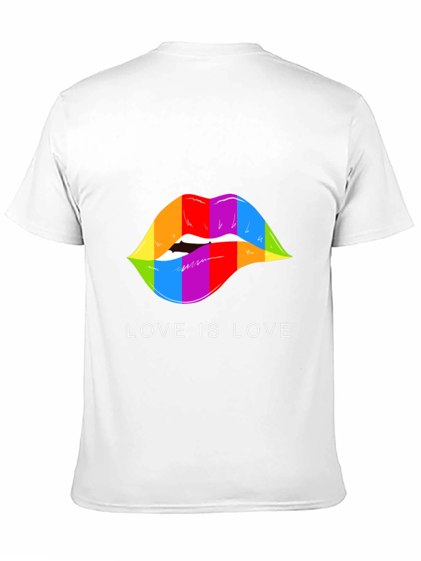 Love is Love Rainbow Lips T-Shirt