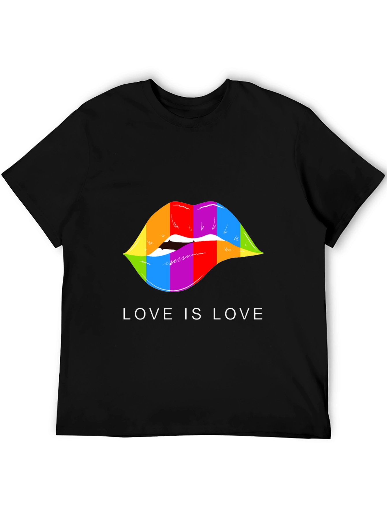 Love is Love Rainbow Lips T-Shirt