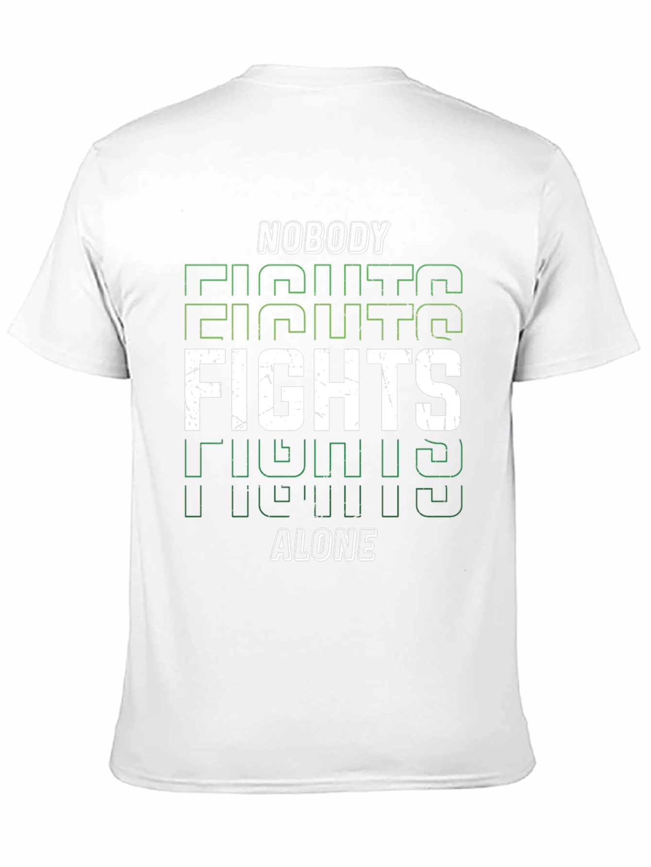 Nobody Fights Alone Graphic Tee - Black