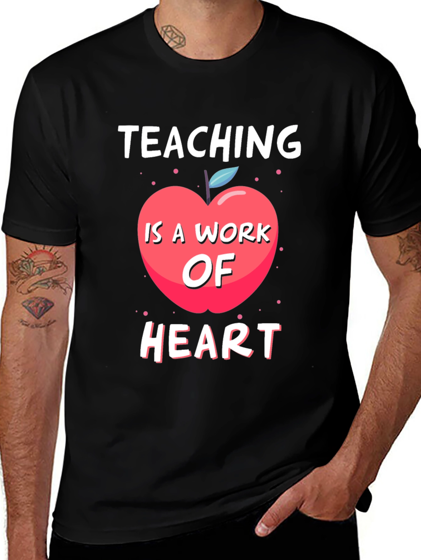Teaching Is A Work Of Heart T-Shirt