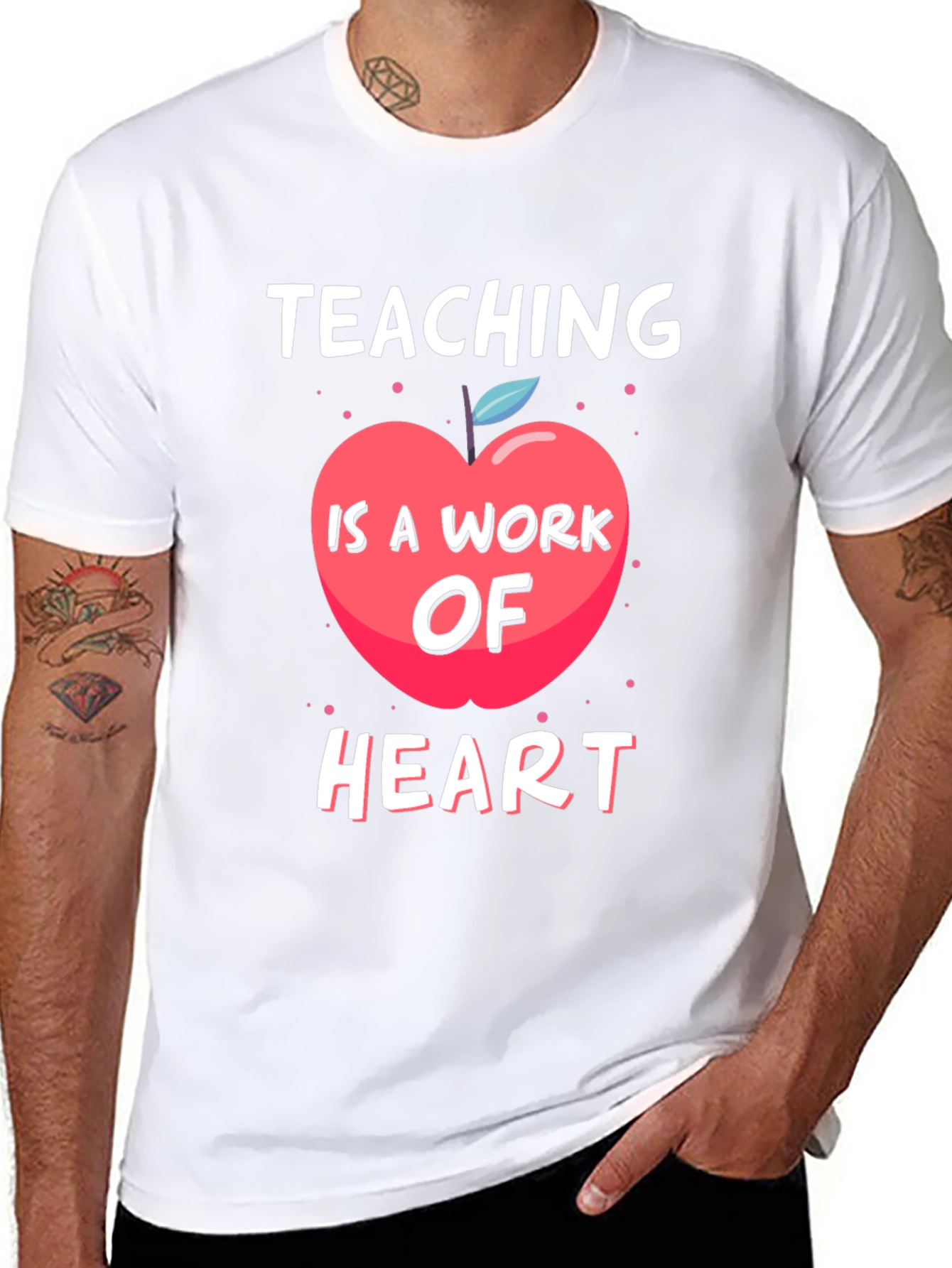 Teaching Is A Work Of Heart T-Shirt